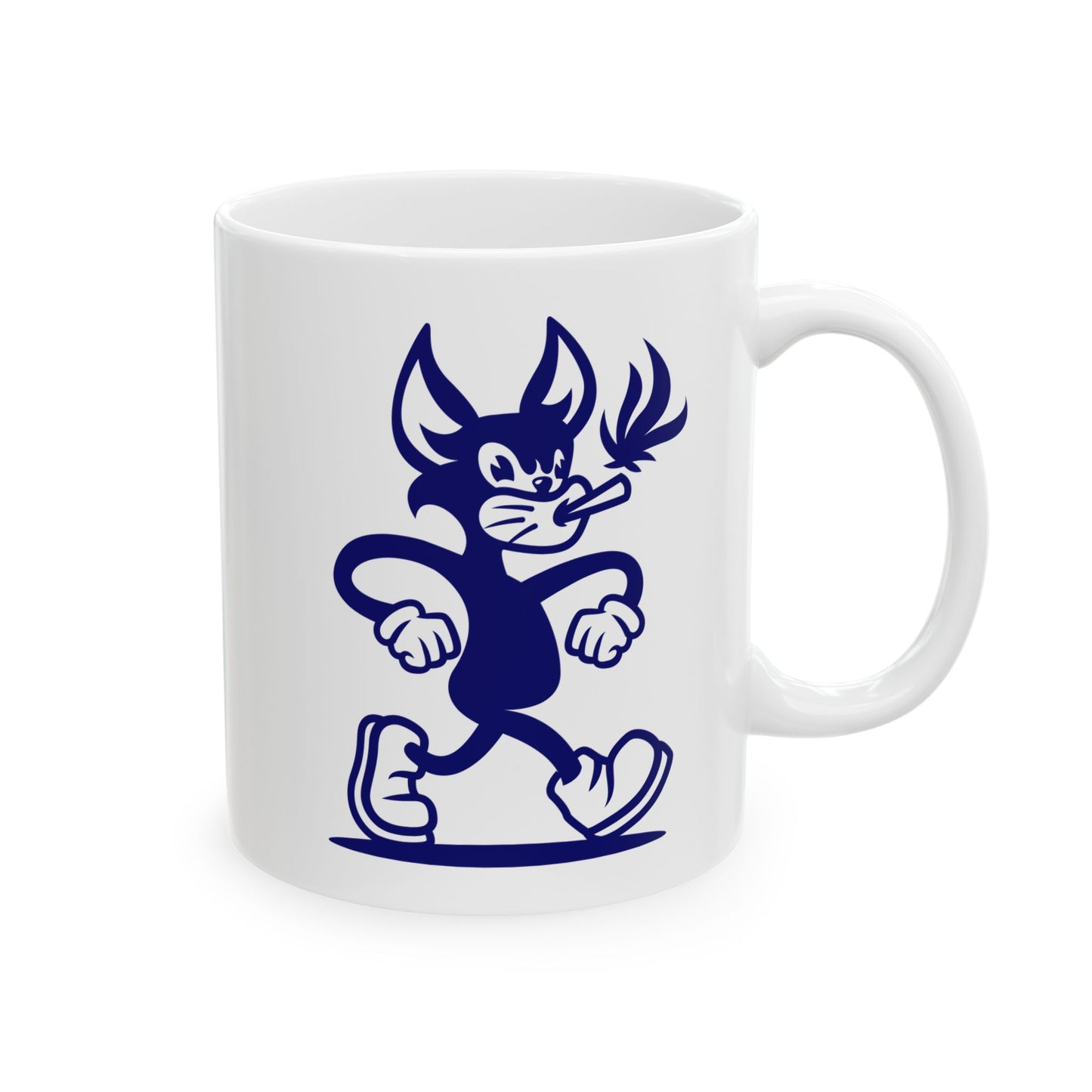 Coffee Mug, Mr Hemp Cat Whimsical Design