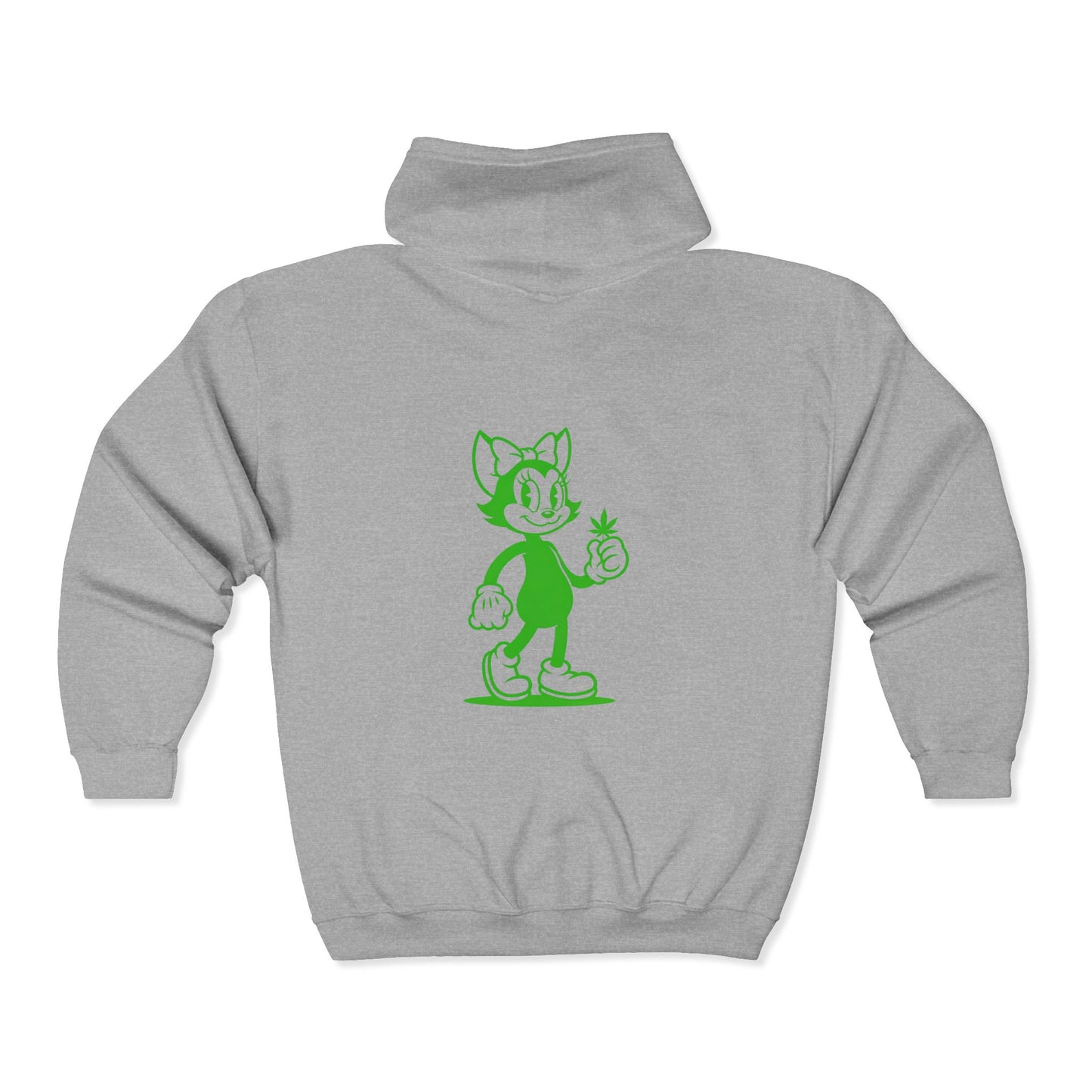 Mrs. Hemp Cat Cozy Unisex Zip Hoodie: Perfect for Fall, Gift for Cat Lovers, Great for Casual Wear, Outdoor Adventures, Everyday Comfort