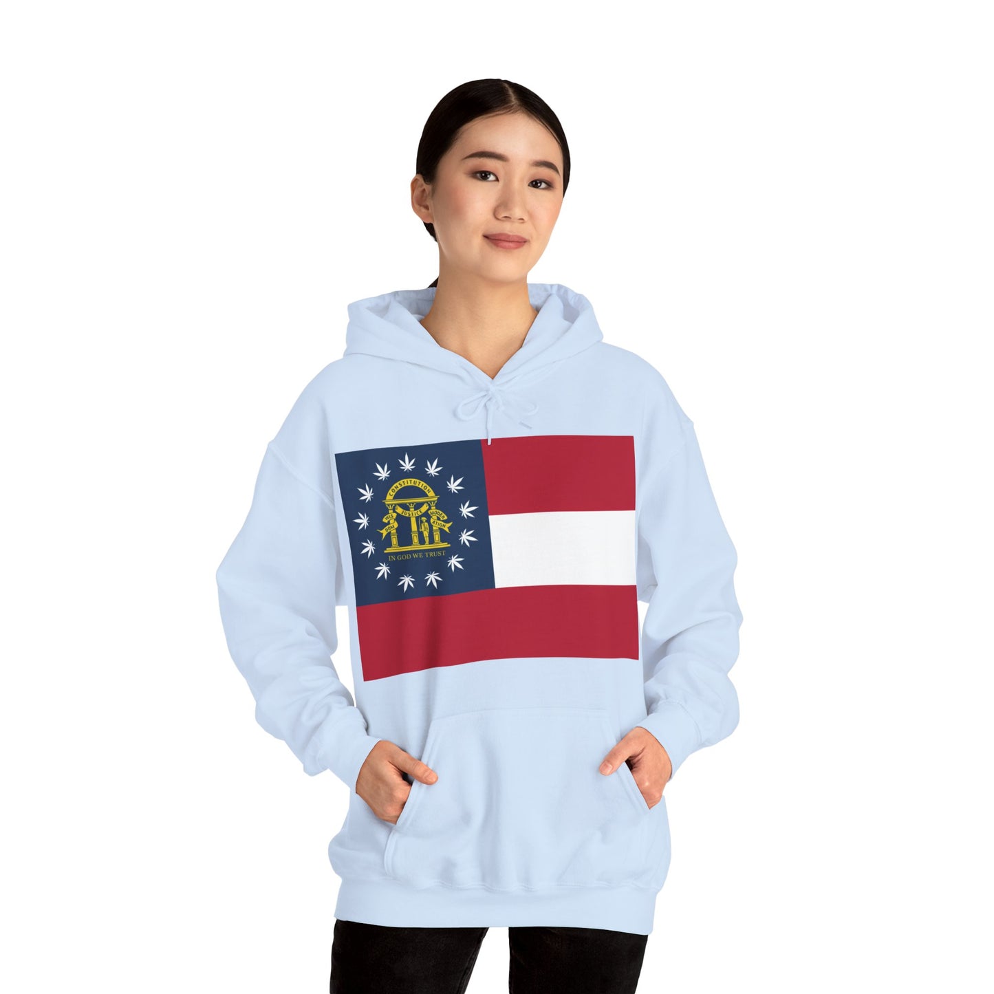Georgia Cannabis State Flag Hoodie