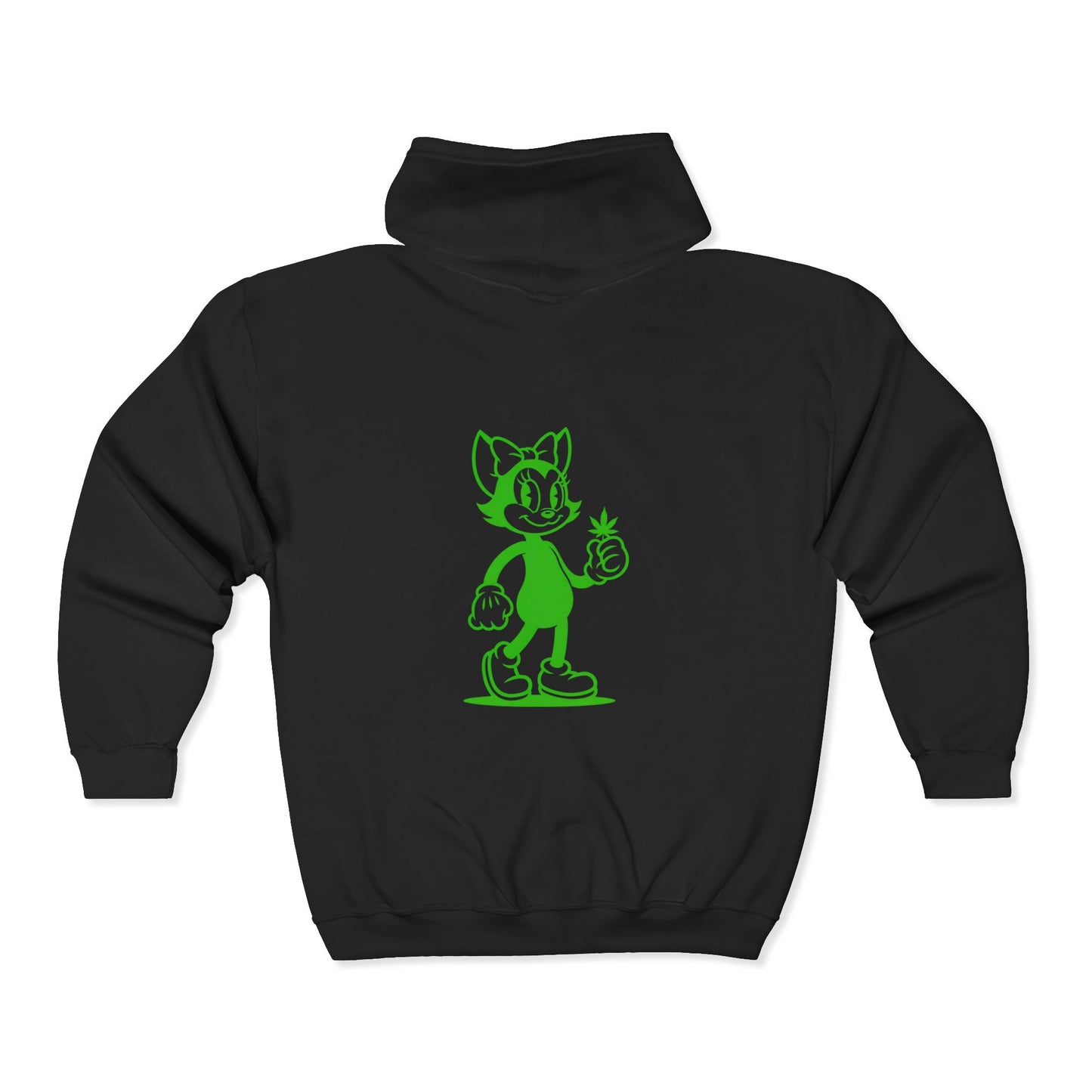 Mrs. Hemp Cat Cozy Unisex Zip Hoodie: Perfect for Fall, Gift for Cat Lovers, Great for Casual Wear, Outdoor Adventures, Everyday Comfort