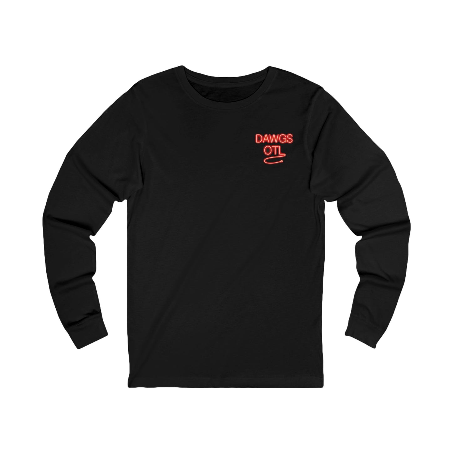 DAWGS OFF THE LEASH Design Unisex Long Sleeve Tee -
