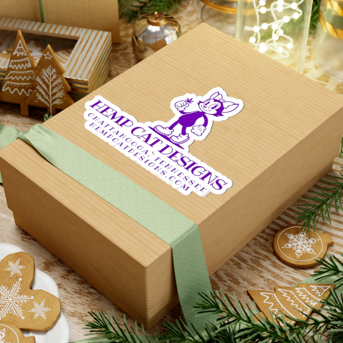 Cat Stickers - Mrs Hemp Cat Design