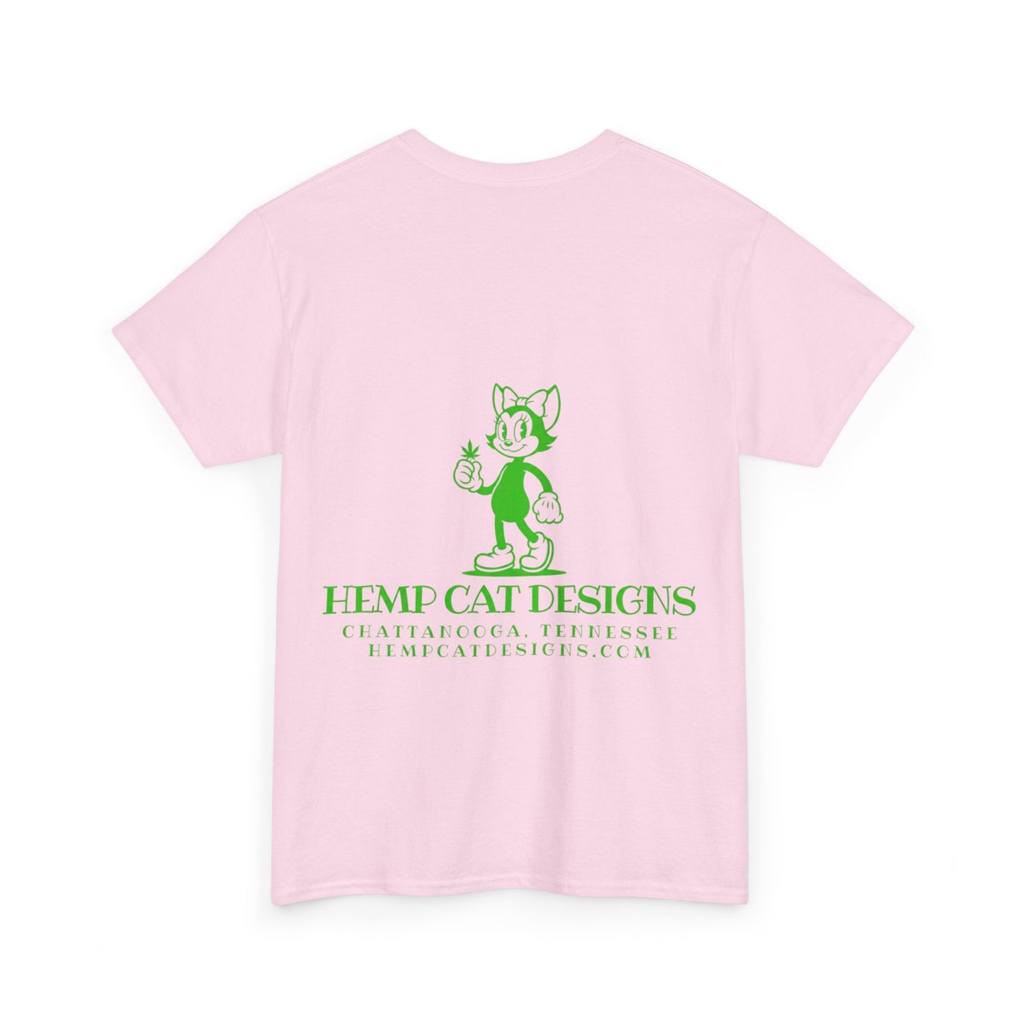 Mrs. Cat Tee | Unisex Heavy Cotton T-Shirt, Funny Graphic Tee, Gift for Cat Lovers, Stoner Apparel, Weed Fashion