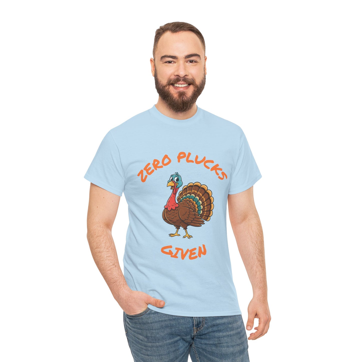 Funny Zero Plucks Given Turkey Tee
