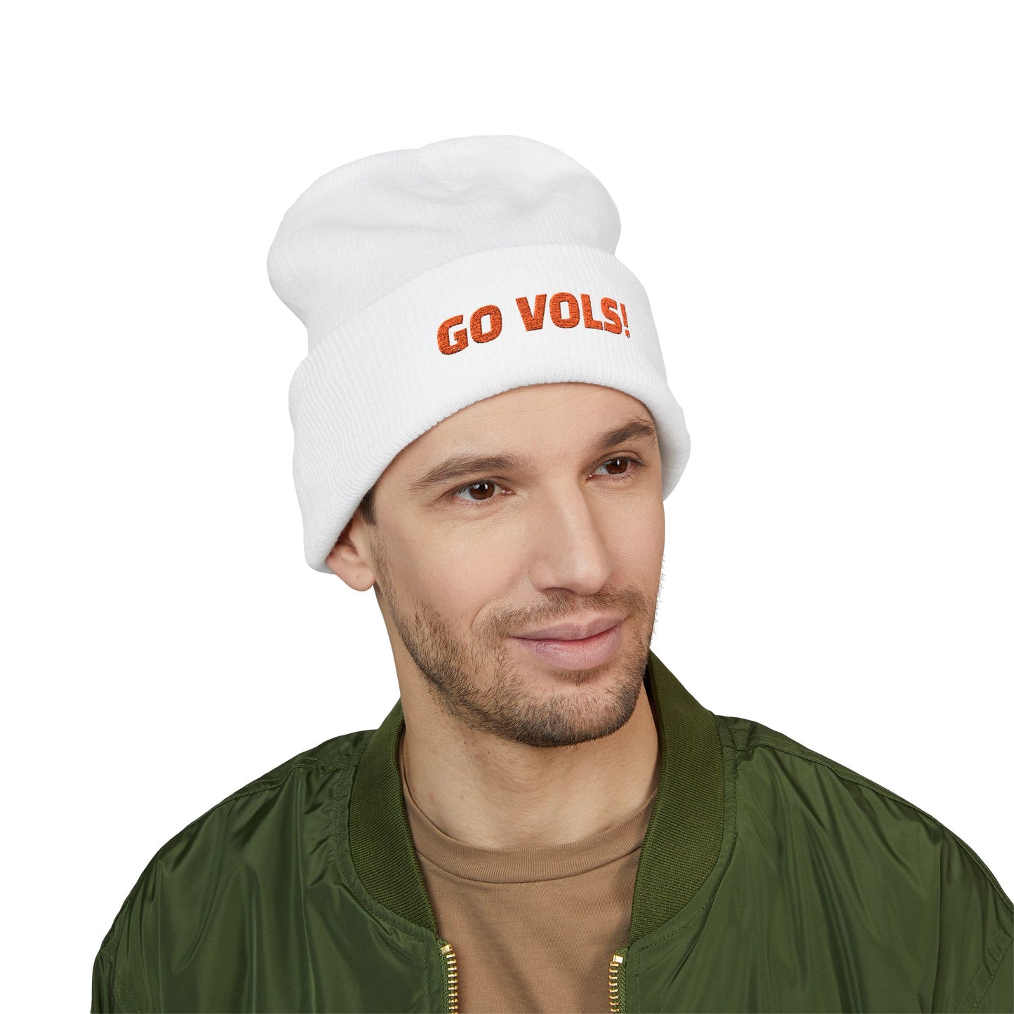 Embroidered GO VOLS Beanie