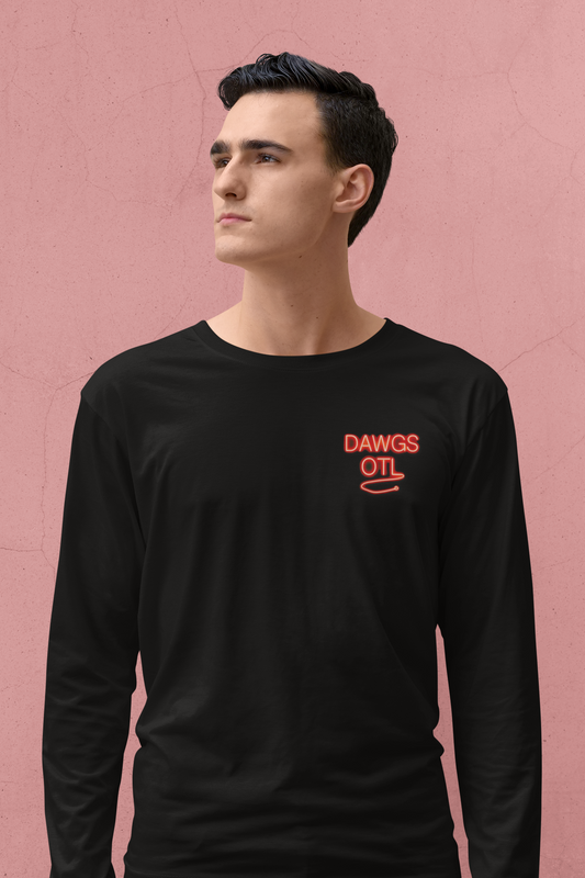 DAWGS OFF THE LEASH Design Unisex Long Sleeve Tee -