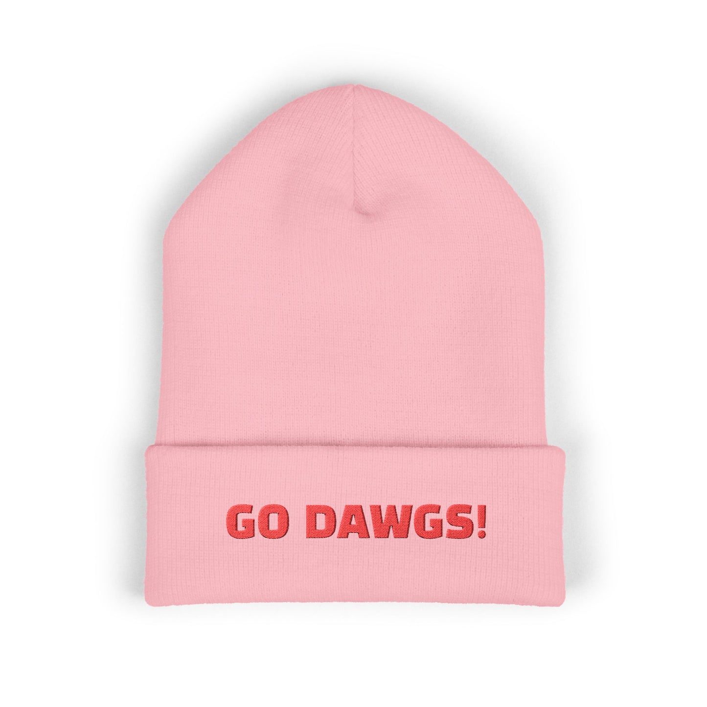 Embroidered GO DAWGS Beanie