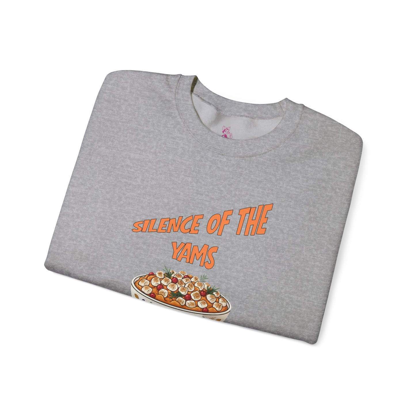 Funny Thanksgiving Crewneck Sweatshirt - Silence of the Yams