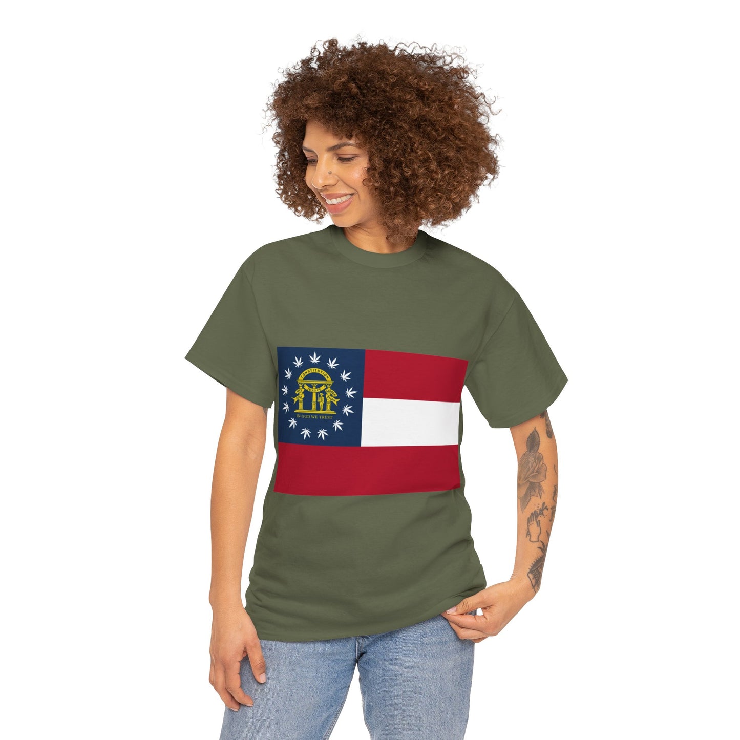 Georgia Cannabis State Flag Tee