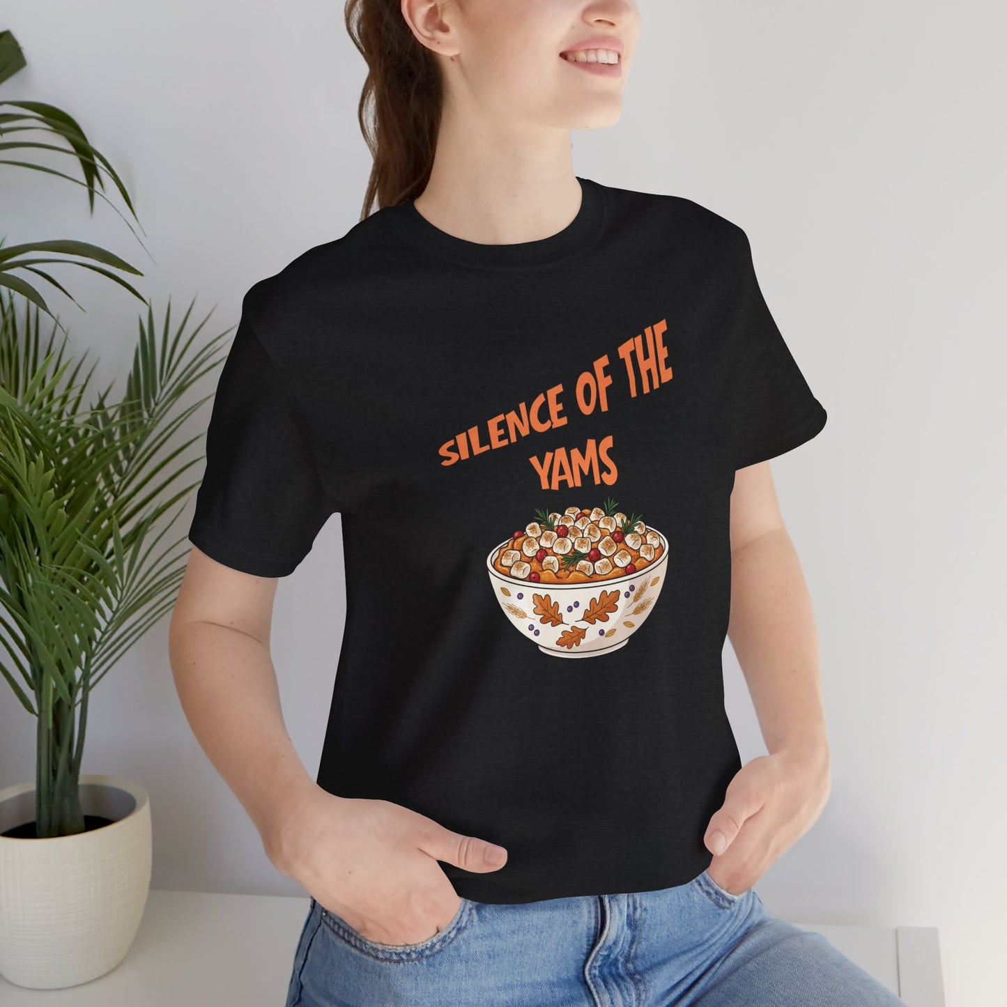 Funny Thanksgiving Silence Of The Yams Graphic Tee