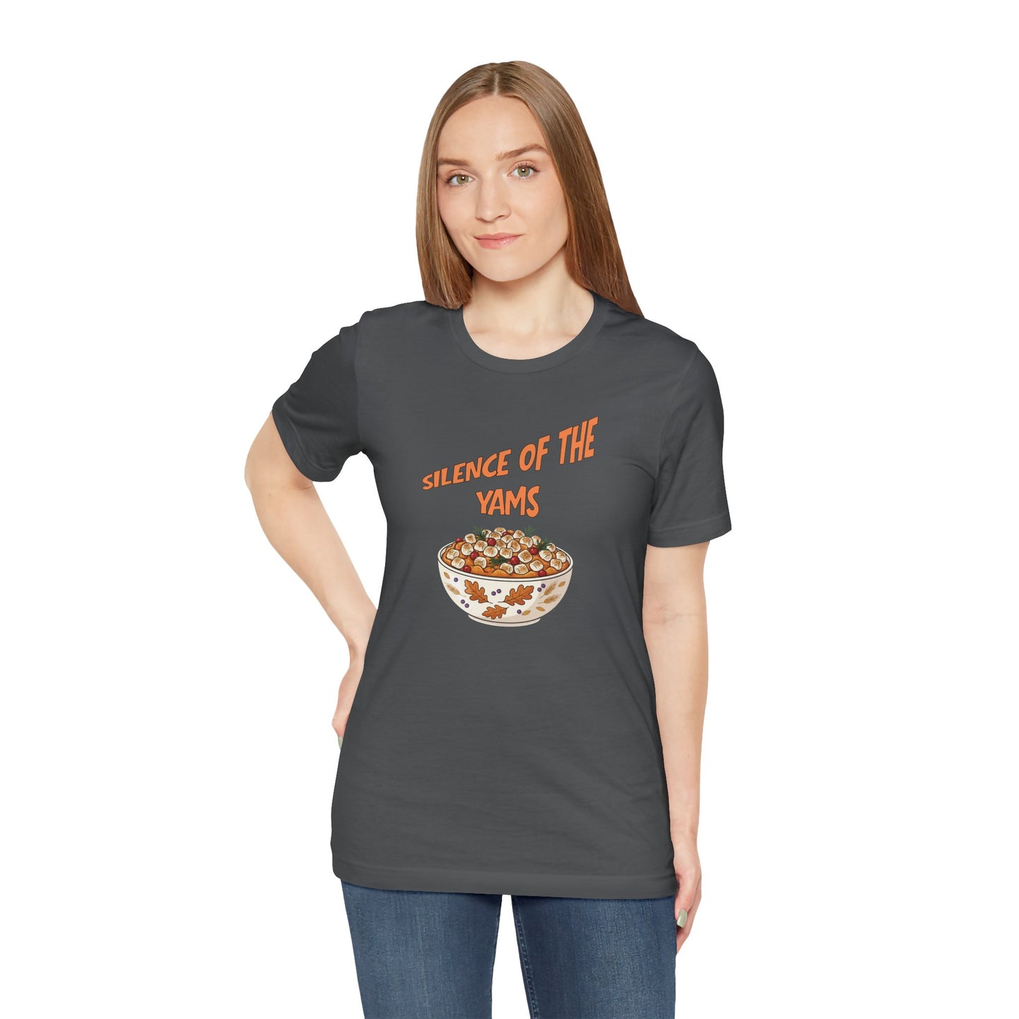 Funny Thanksgiving Silence Of The Yams Graphic Tee