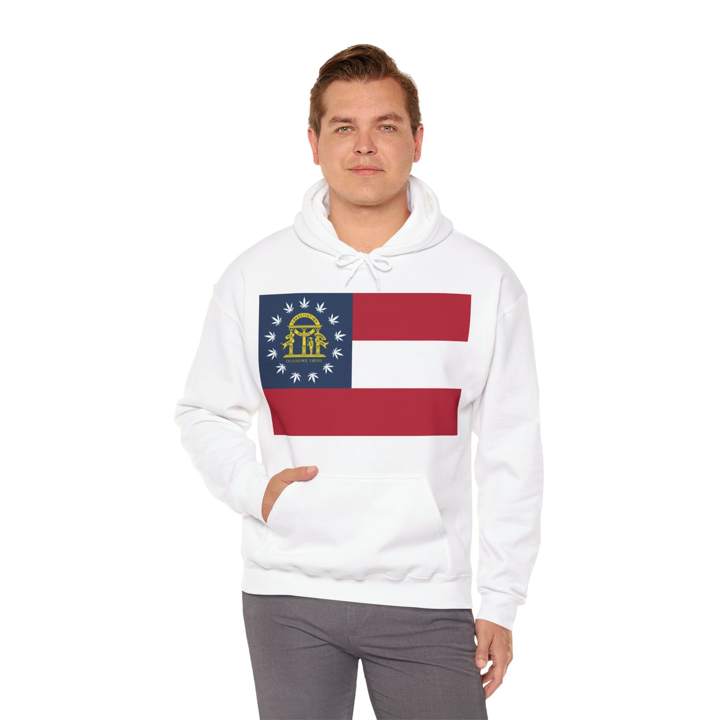Georgia Cannabis State Flag Hoodie