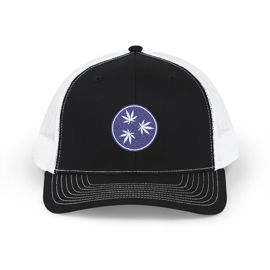 Embroidered Tennessee Cannabis Flag Trucker Cap