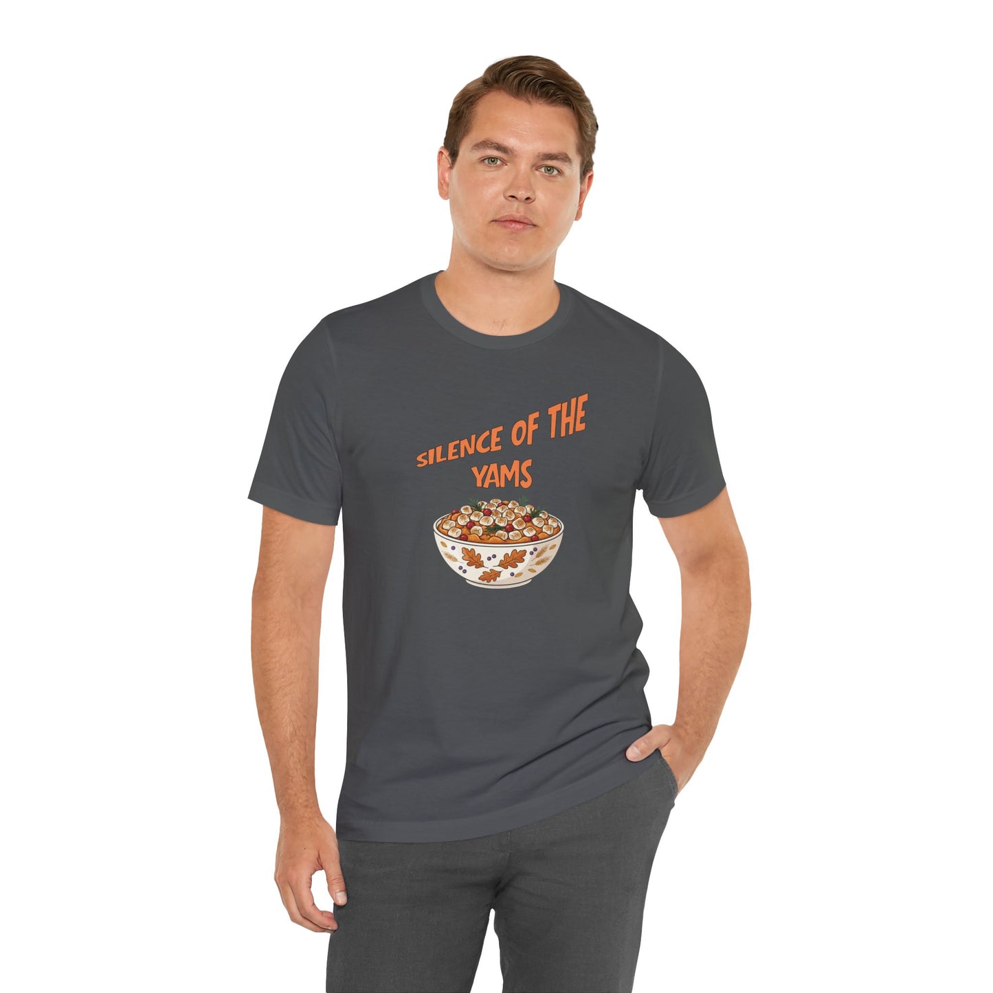 Funny Thanksgiving Silence Of The Yams Graphic Tee