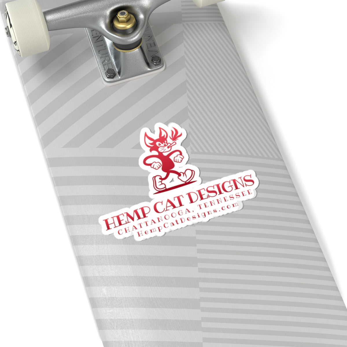 Sticker: Mr Hemp Cat Design Kiss-Cut Sticker