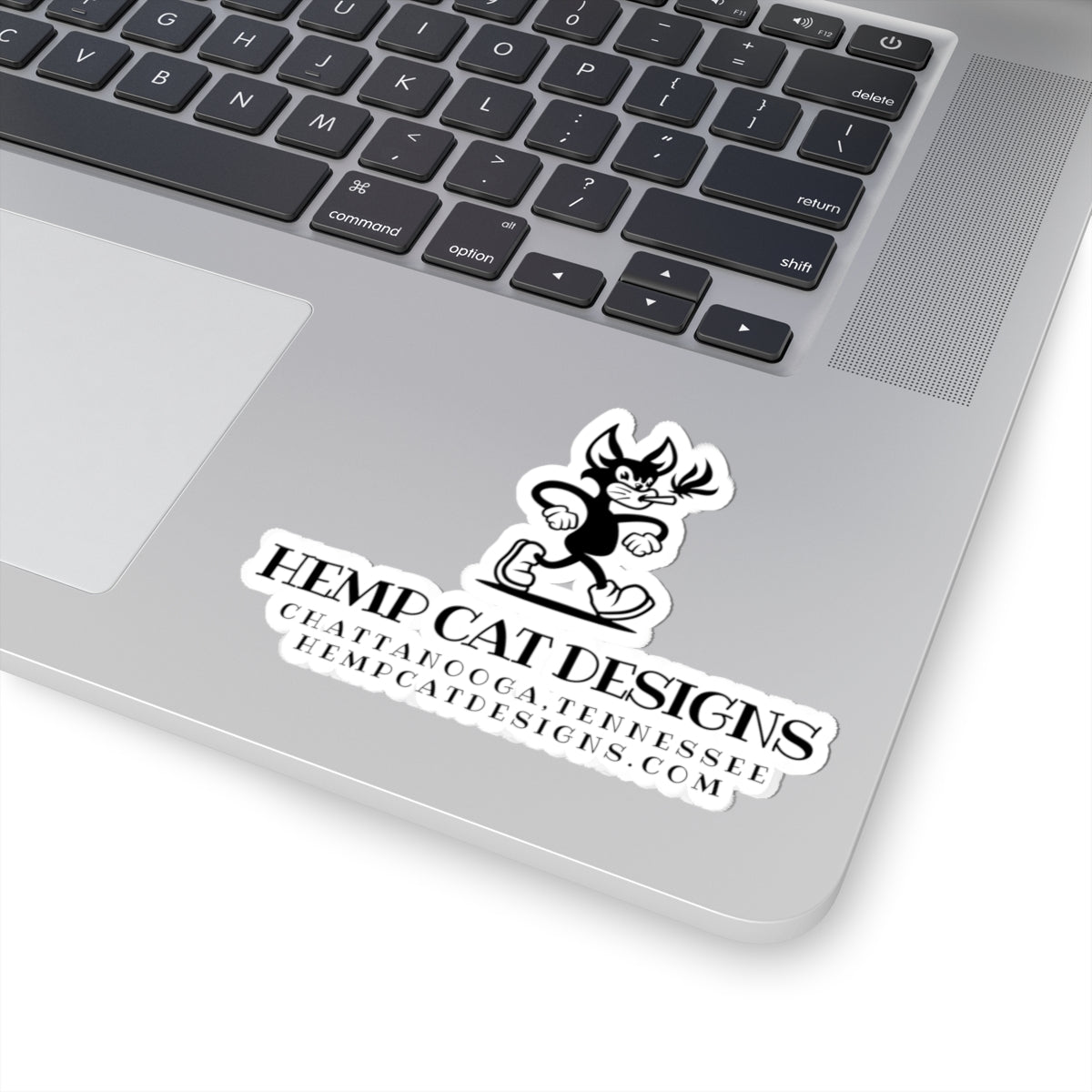 Sticker: Mr Hemp Cat Design Kiss-Cut Sticker