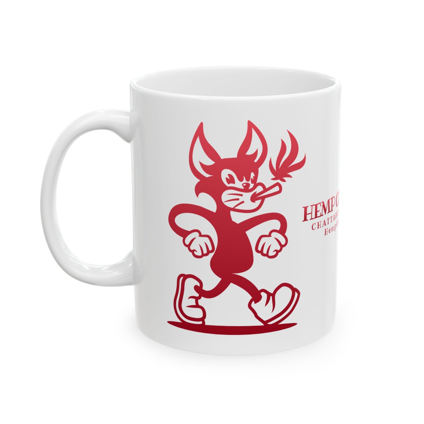 Mr. Hemp Cat Mug - Fun Cat Design, Great Gift for Cat Lovers, Coffee Mug, Tea Cup, Birthday Gift, Home Decor