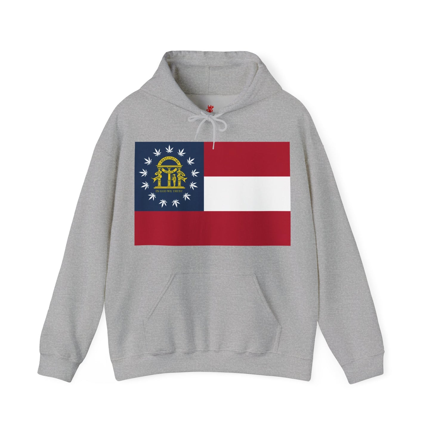Georgia Cannabis State Flag Hoodie