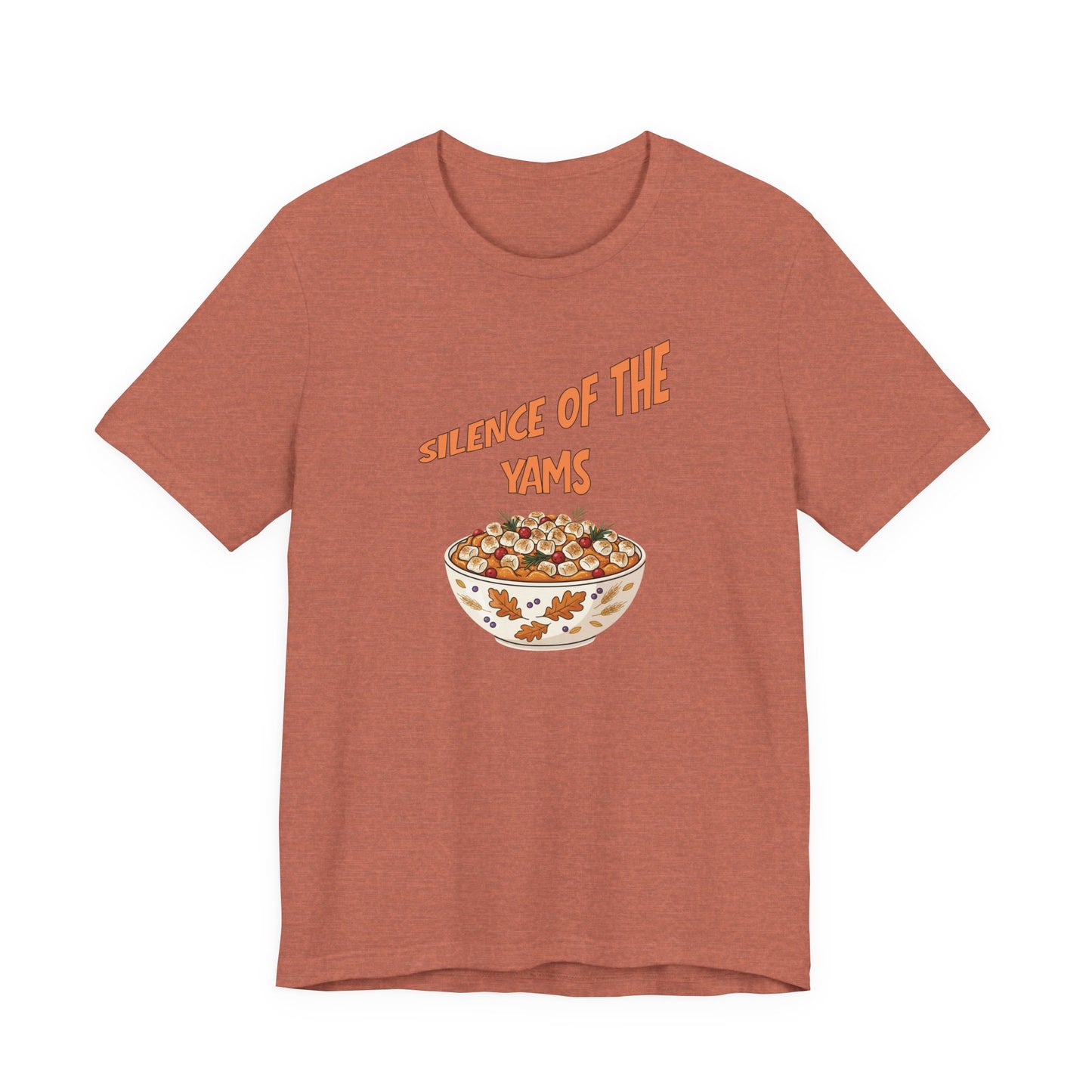 Funny Thanksgiving Silence Of The Yams Graphic Tee