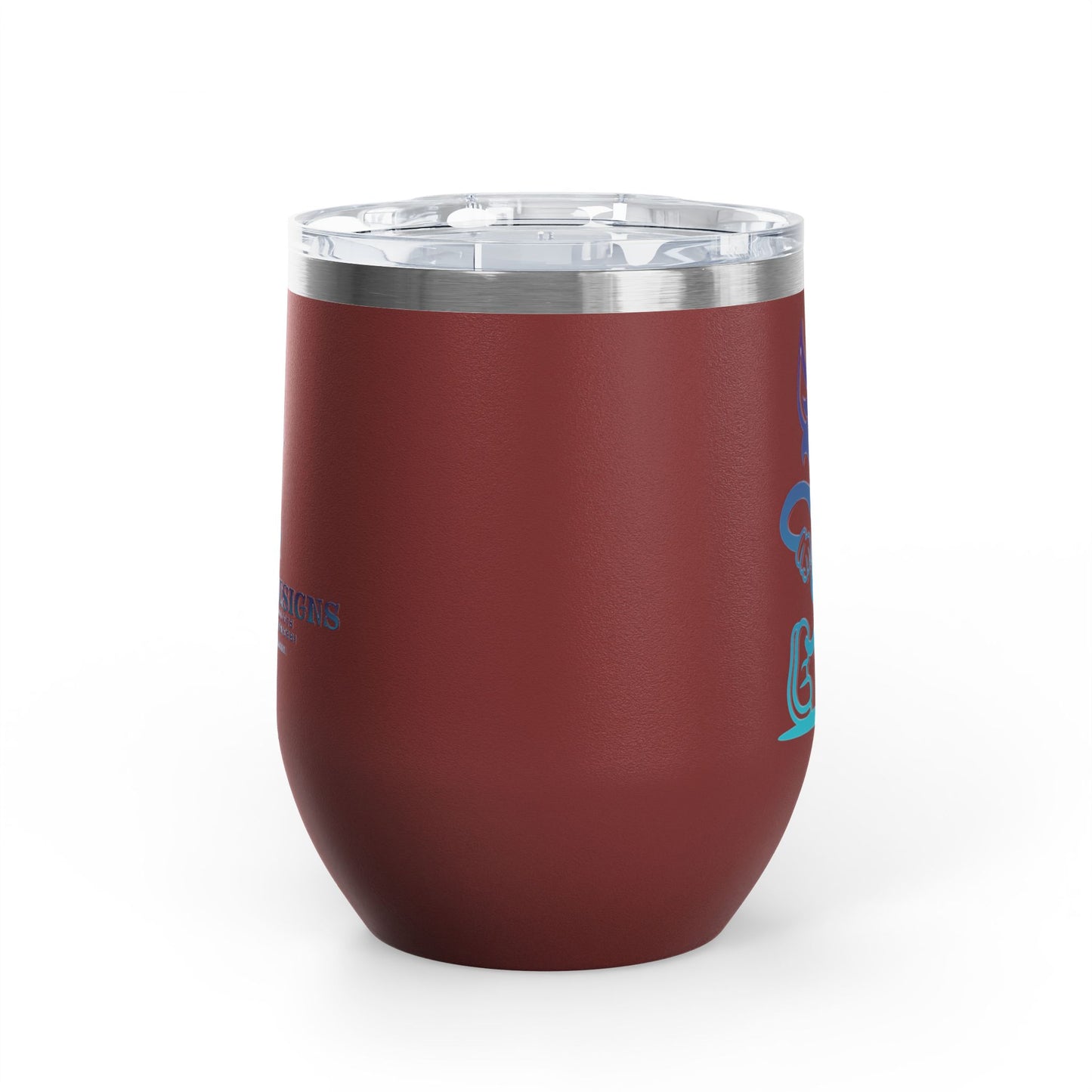 Wine Tumbler - Mr Hemp Cat Design