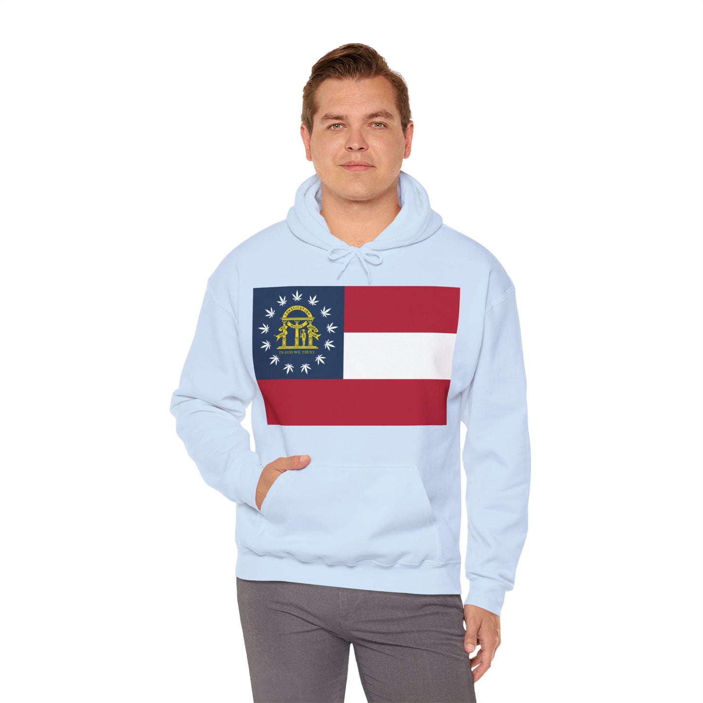 Georgia Cannabis State Flag Hoodie