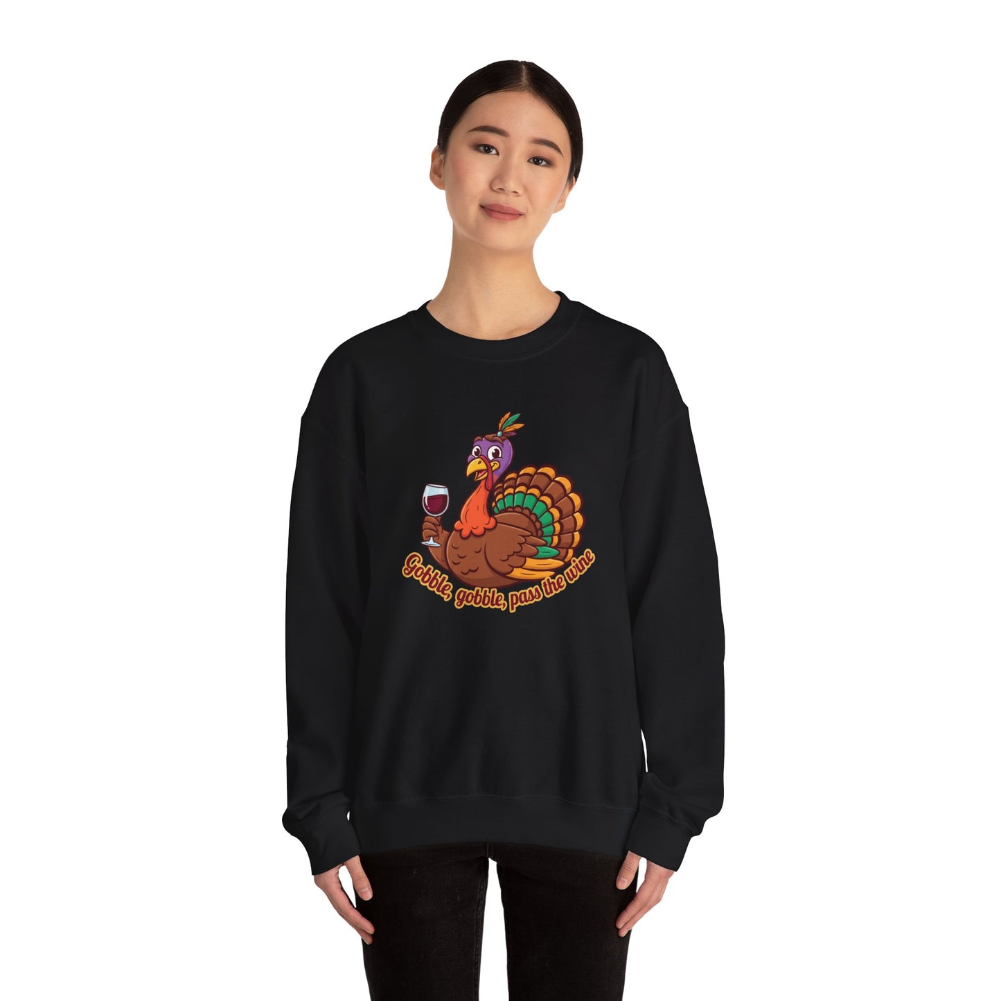 Gobble Gobble Sweatshirt - Unisex Thanksgiving Crewneck, Funny Holiday Apparel, Cozy Fall Fashion, Perfect for Gatherings, [...]