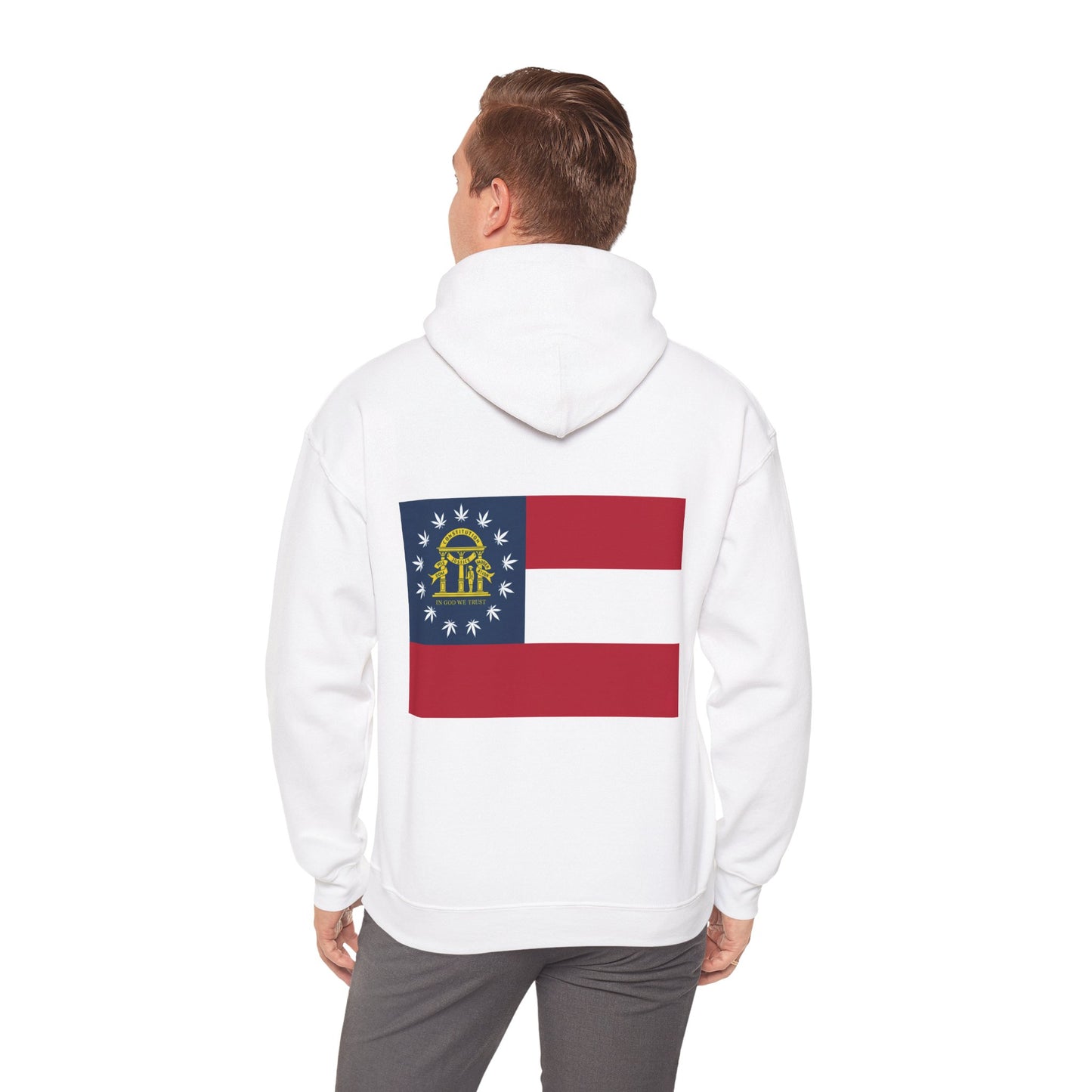Georgia Cannabis State Flag Hoodie