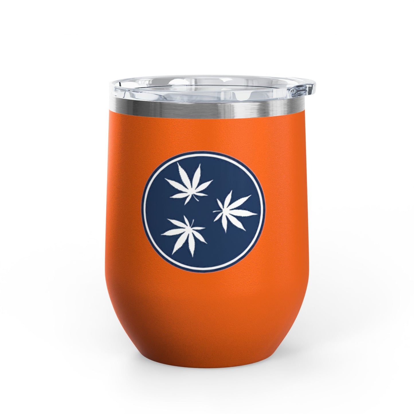 Tennessee Cannabis Flag Design Wine Tumbler 12oz