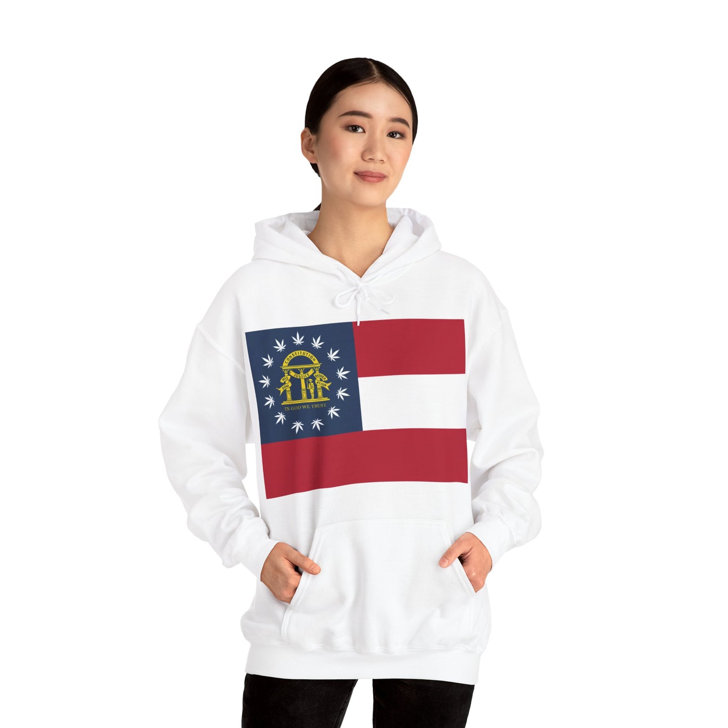 Georgia Cannabis State Flag Hoodie