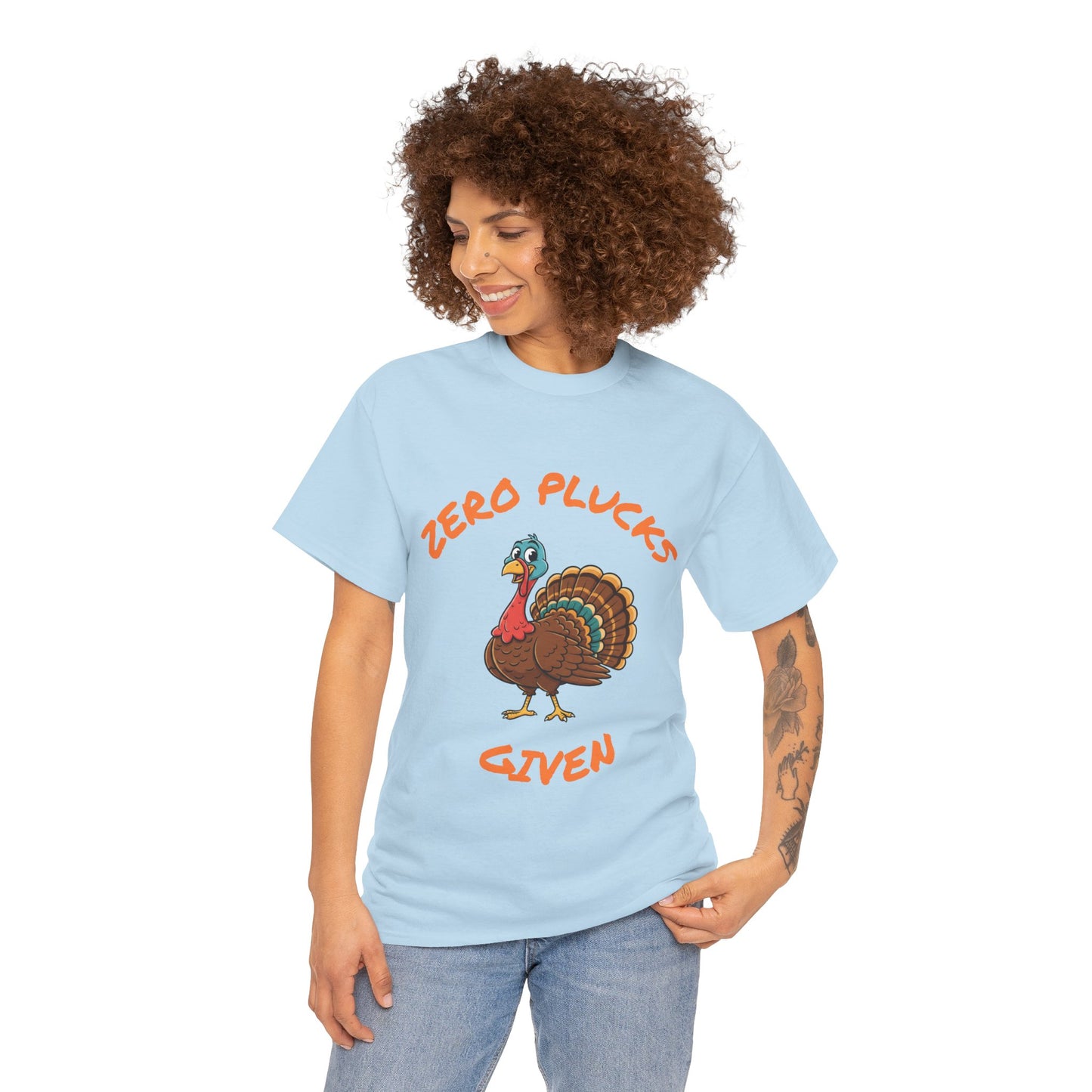 Funny Zero Plucks Given Turkey Tee