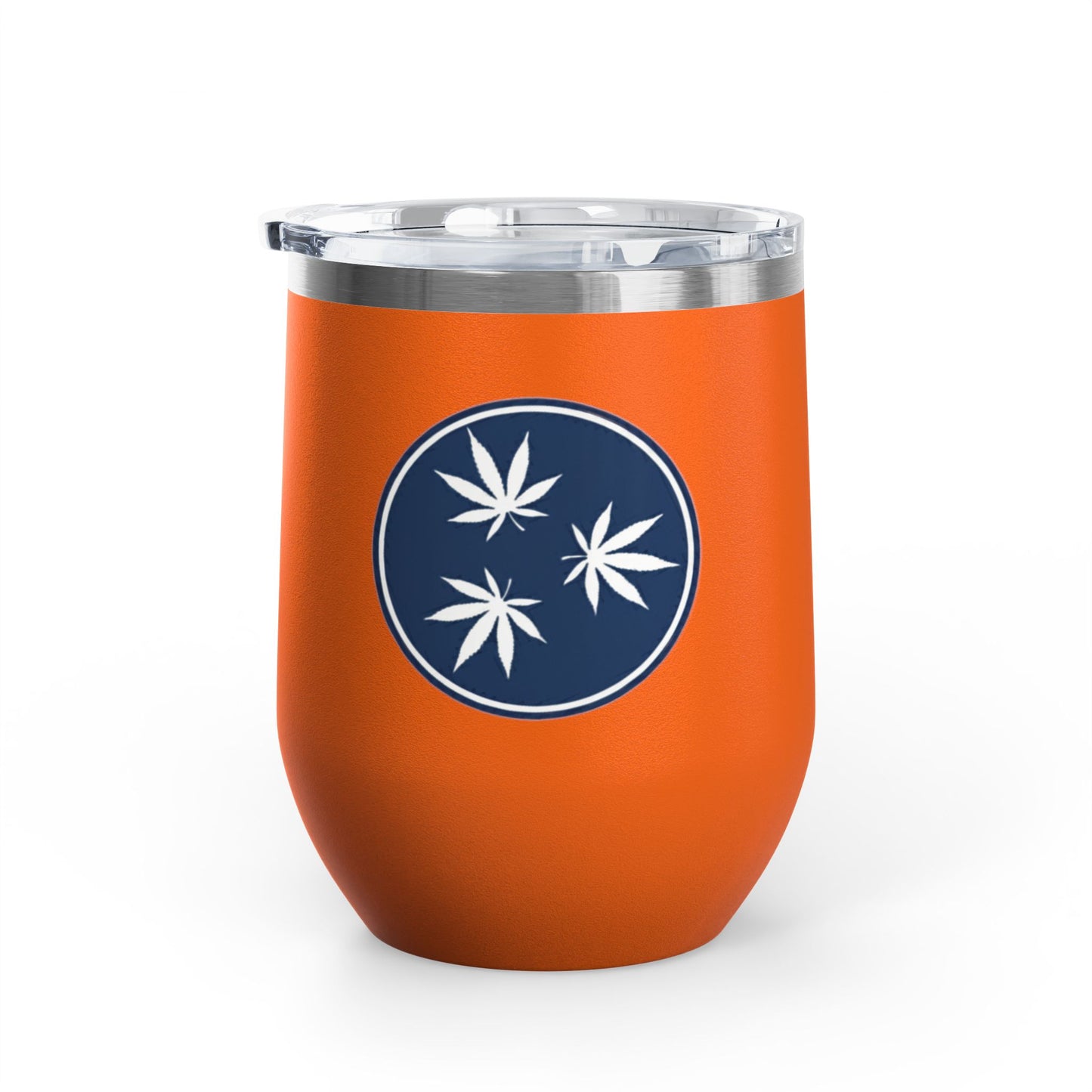 Tennessee Cannabis Flag Design Wine Tumbler 12oz