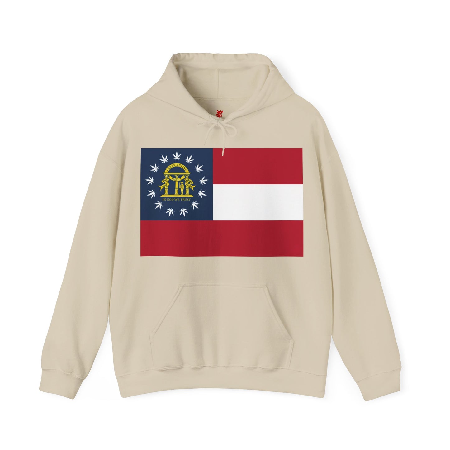 Georgia Cannabis State Flag Hoodie