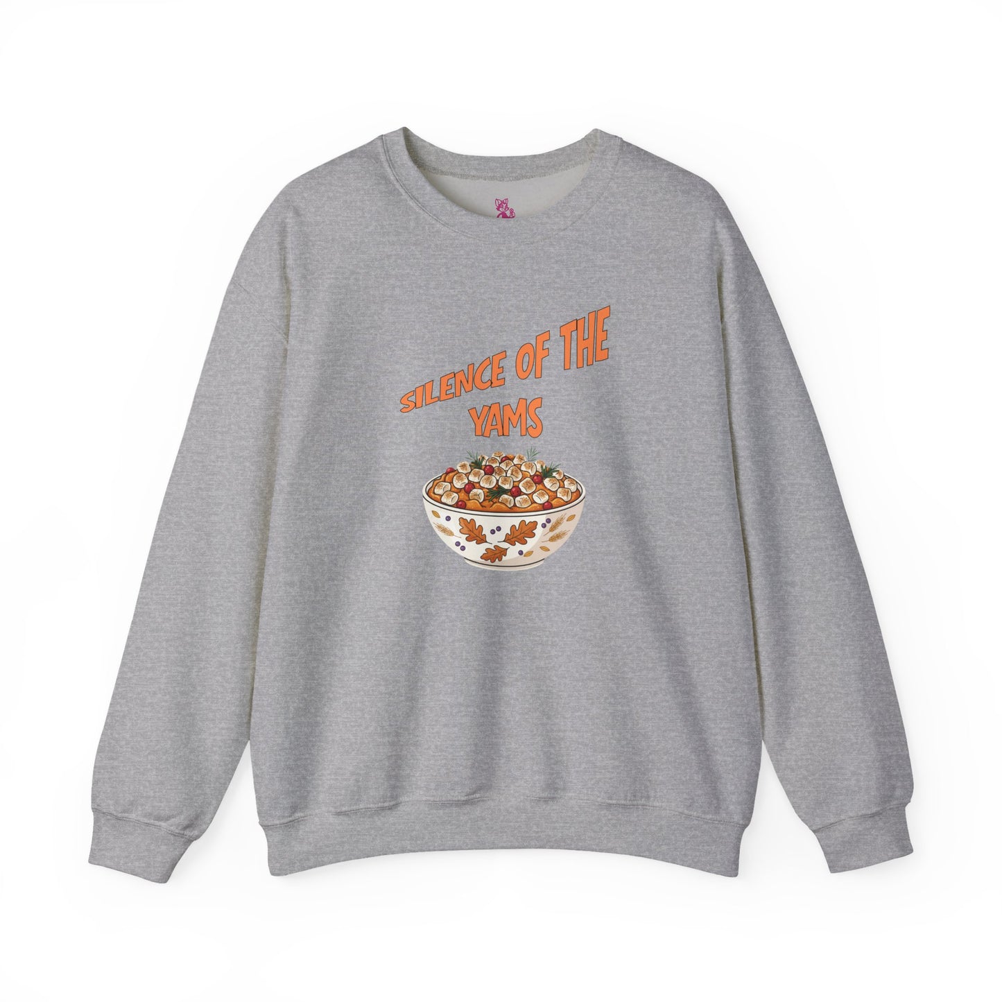 Funny Thanksgiving Crewneck Sweatshirt - Silence of the Yams