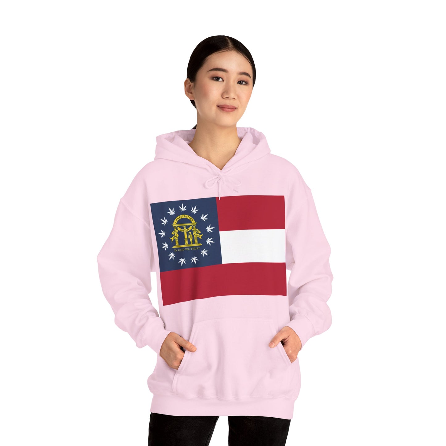 Georgia Cannabis State Flag Hoodie