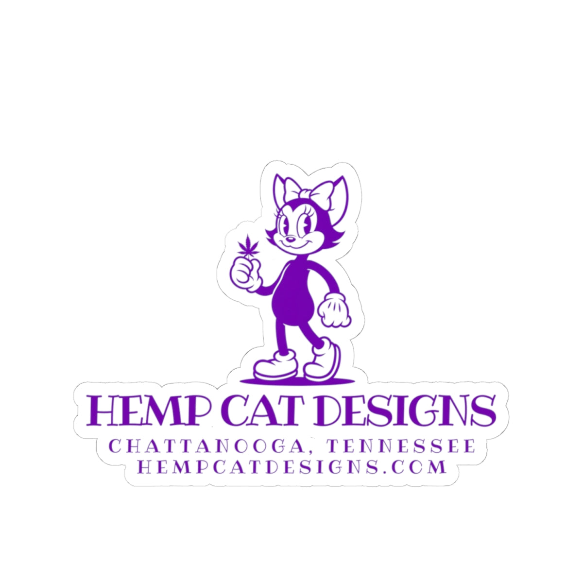 Cat Stickers - Mrs Hemp Cat Design