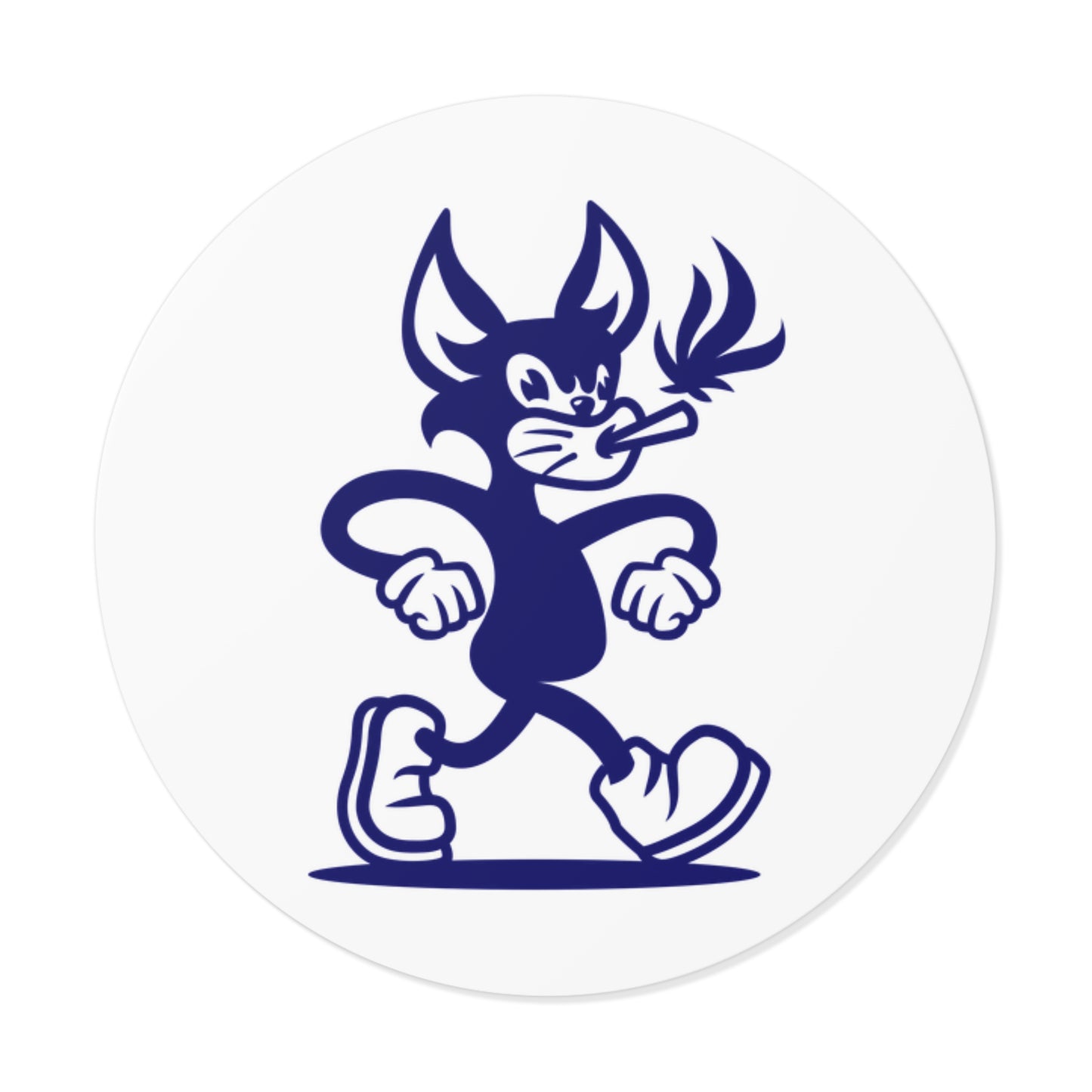 Mr. Hemp Cat Vinyl Sticker