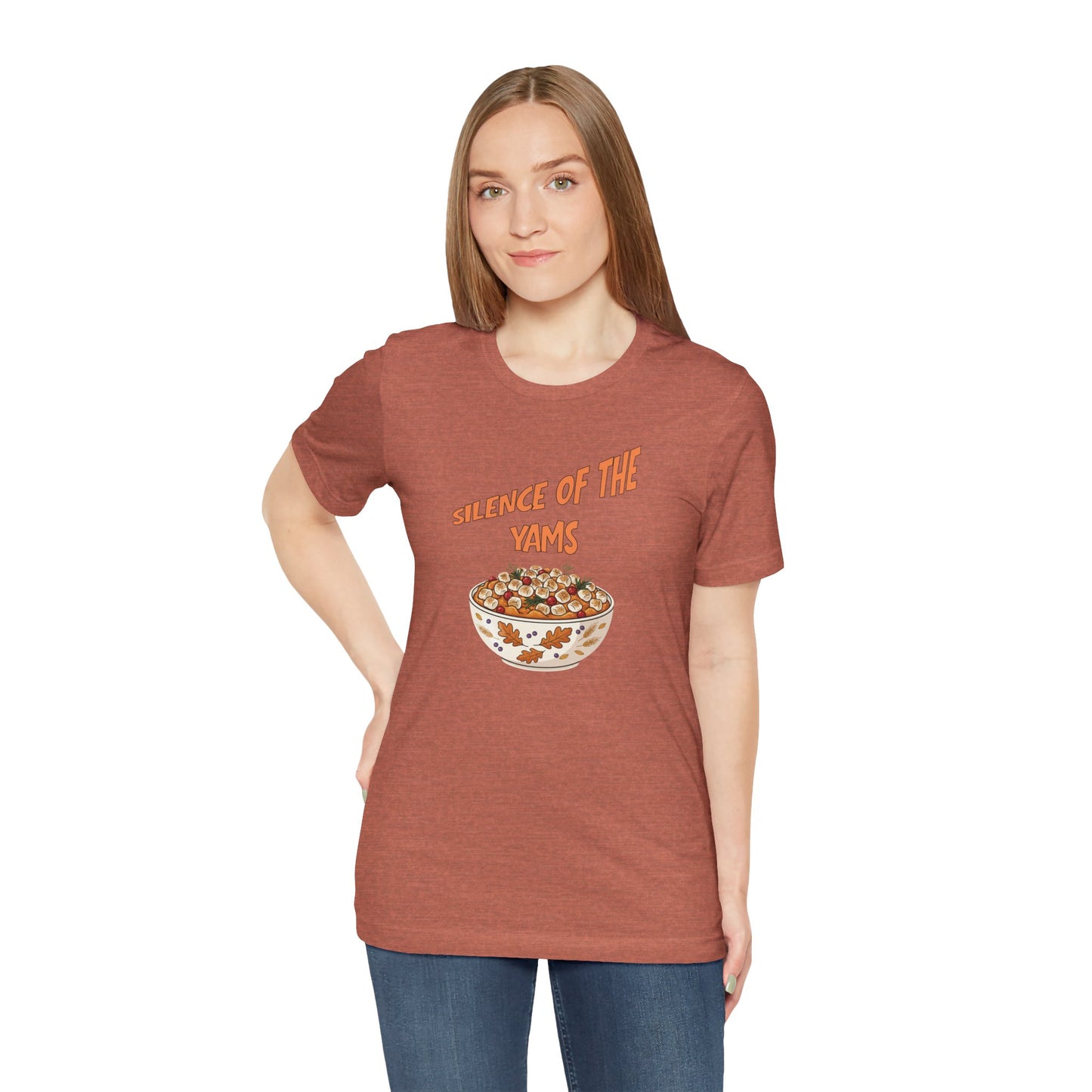 Funny Thanksgiving Silence Of The Yams Graphic Tee