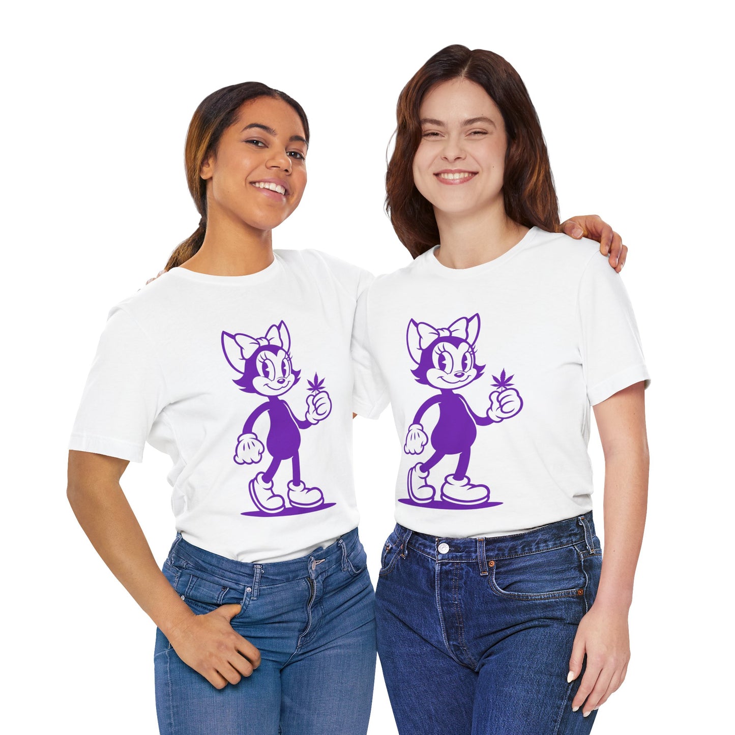 Mrs. Hemp Cat Tee - Unisex Heavy Cotton, Cute Graphic T-Shirt, Vintage Style, Gift for Cat Lovers, Casual Wear