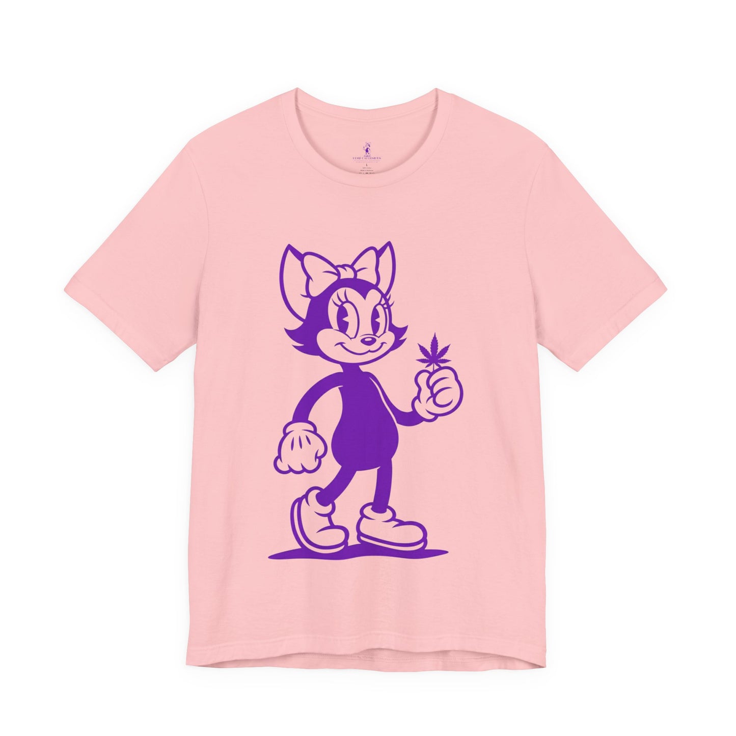 Mrs. Hemp Cat Tee - Unisex Heavy Cotton, Cute Graphic T-Shirt, Vintage Style, Gift for Cat Lovers, Casual Wear