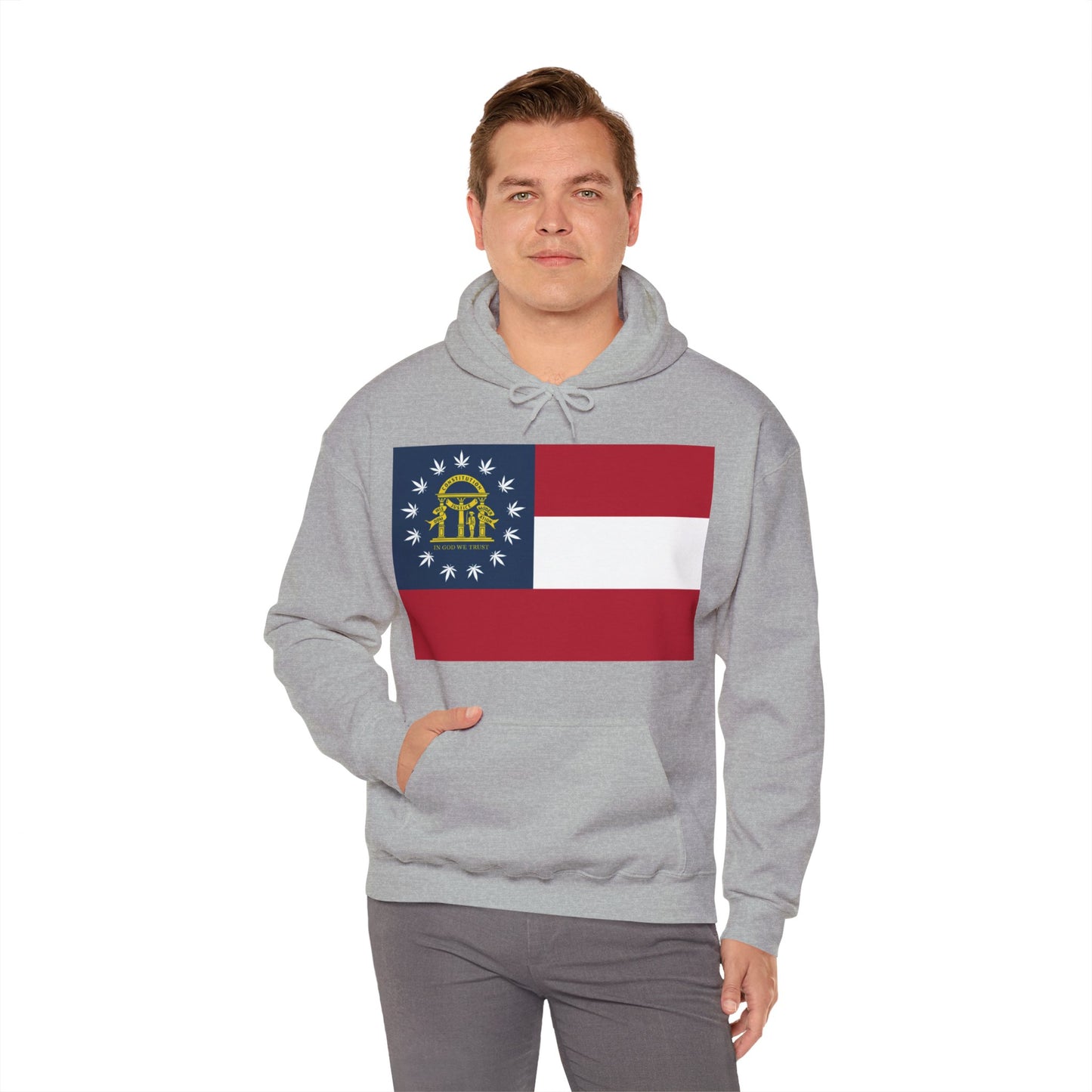 Georgia Cannabis State Flag Hoodie