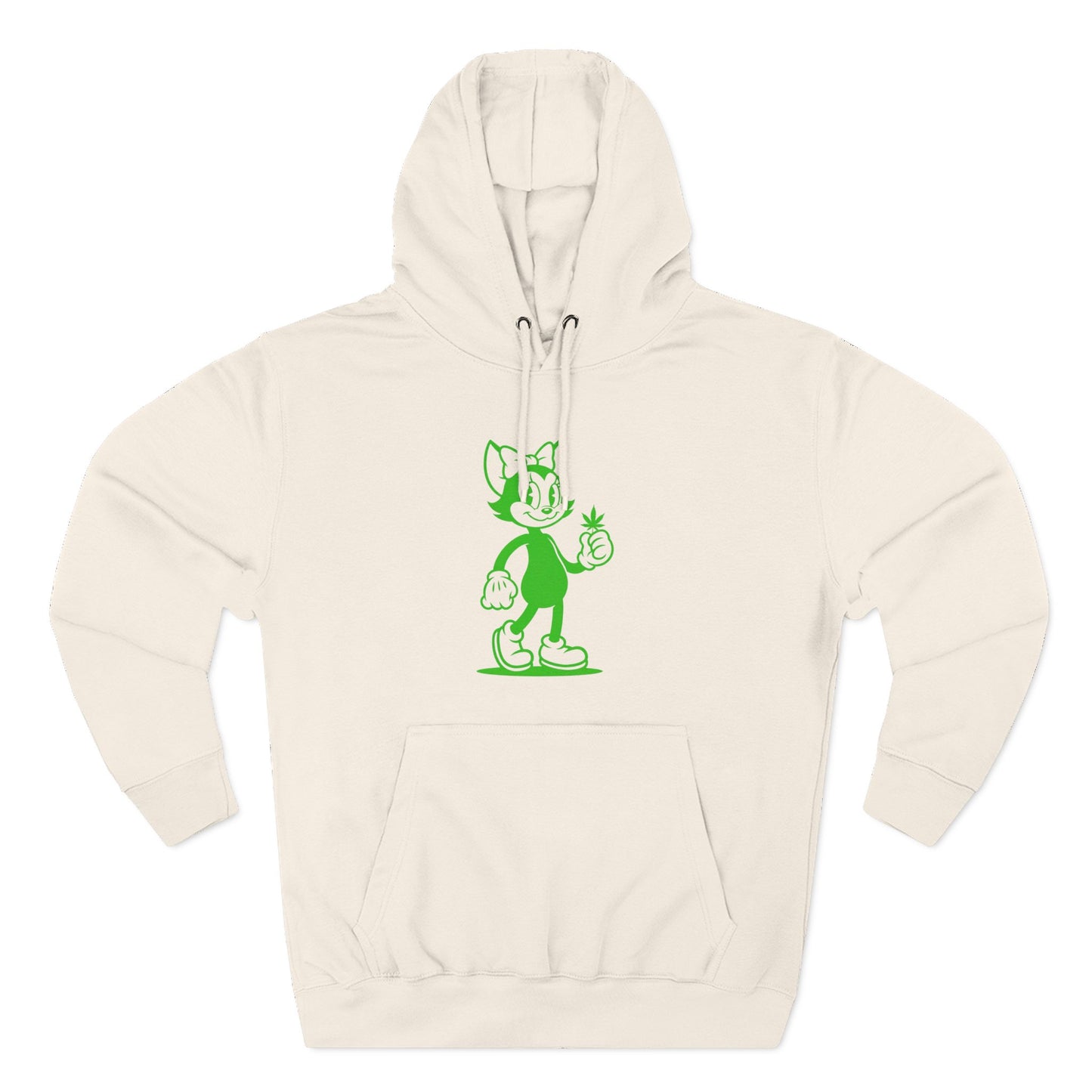 Mrs. Hemp Cat Cozy Cartoon Hoodie for Trendy Casual Wear, Gift for Adults, Cartoon Character, Fun Streetwear