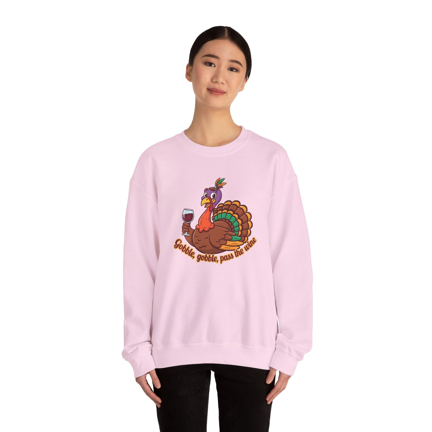 Gobble Gobble Sweatshirt - Unisex Thanksgiving Crewneck, Funny Holiday Apparel, Cozy Fall Fashion, Perfect for Gatherings, [...]