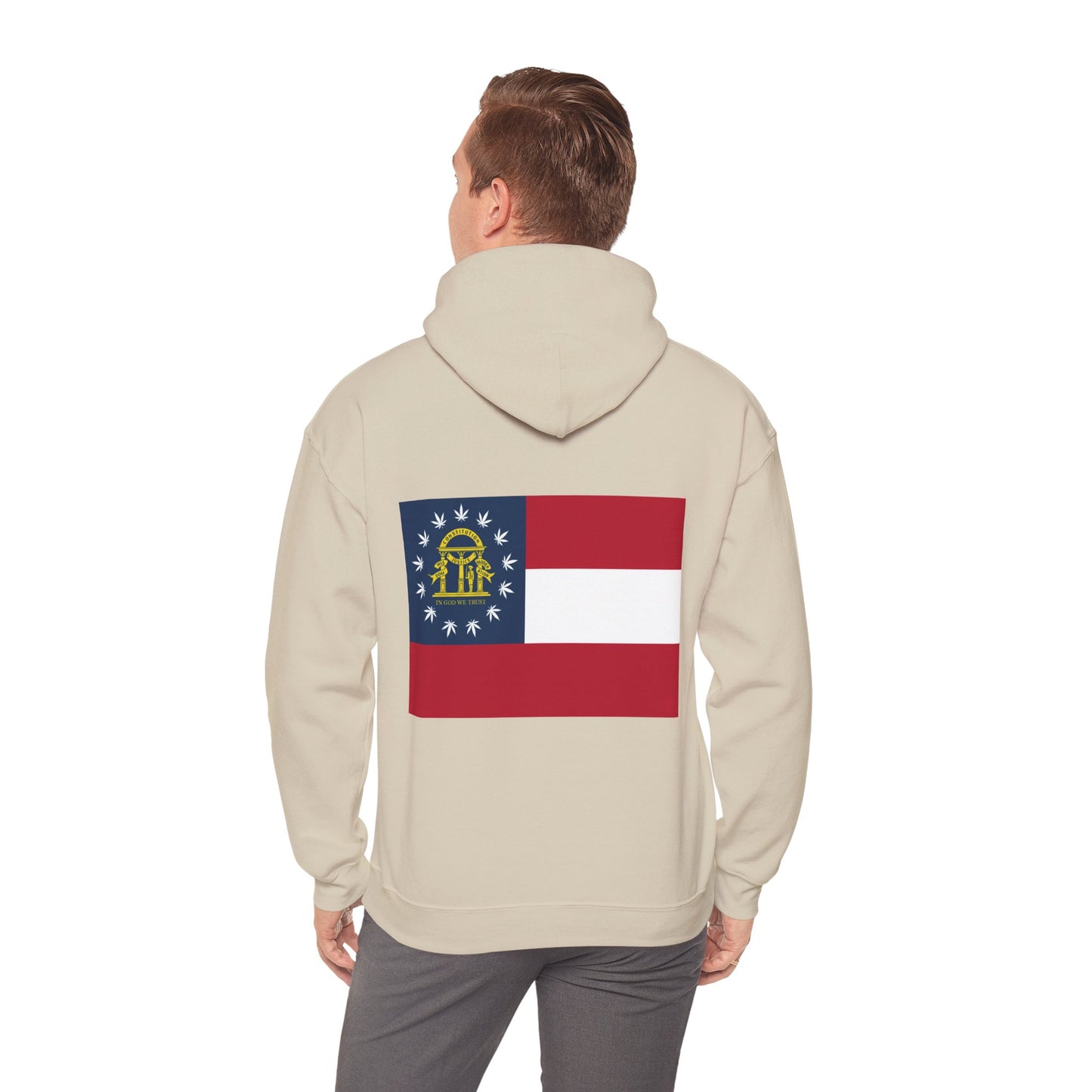 Georgia Cannabis State Flag Hoodie