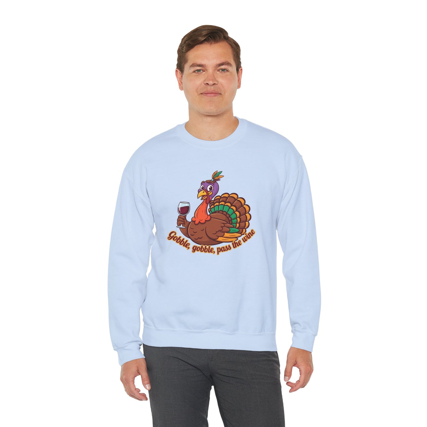Gobble Gobble Sweatshirt - Unisex Thanksgiving Crewneck, Funny Holiday Apparel, Cozy Fall Fashion, Perfect for Gatherings, [...]