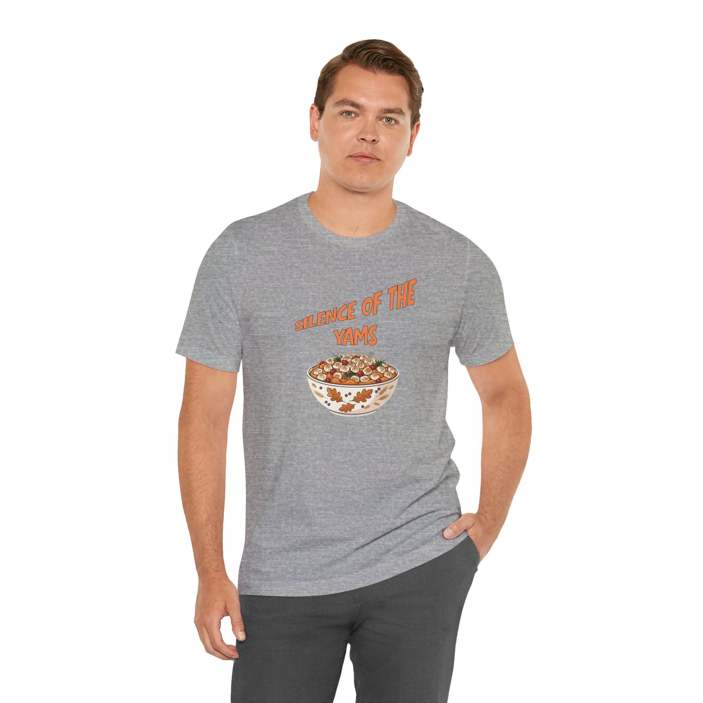 Funny Thanksgiving Silence Of The Yams Graphic Tee