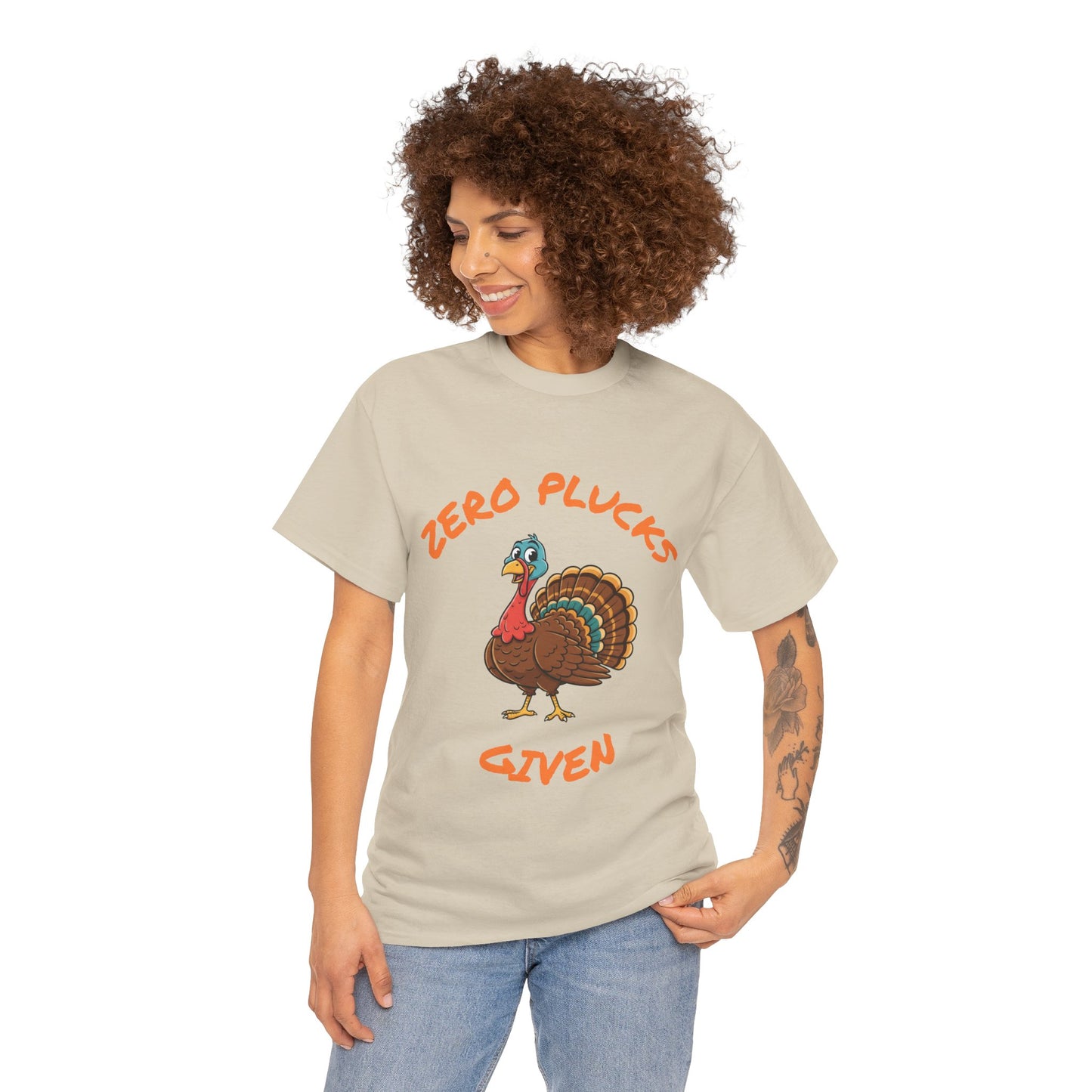 Funny Zero Plucks Given Turkey Tee