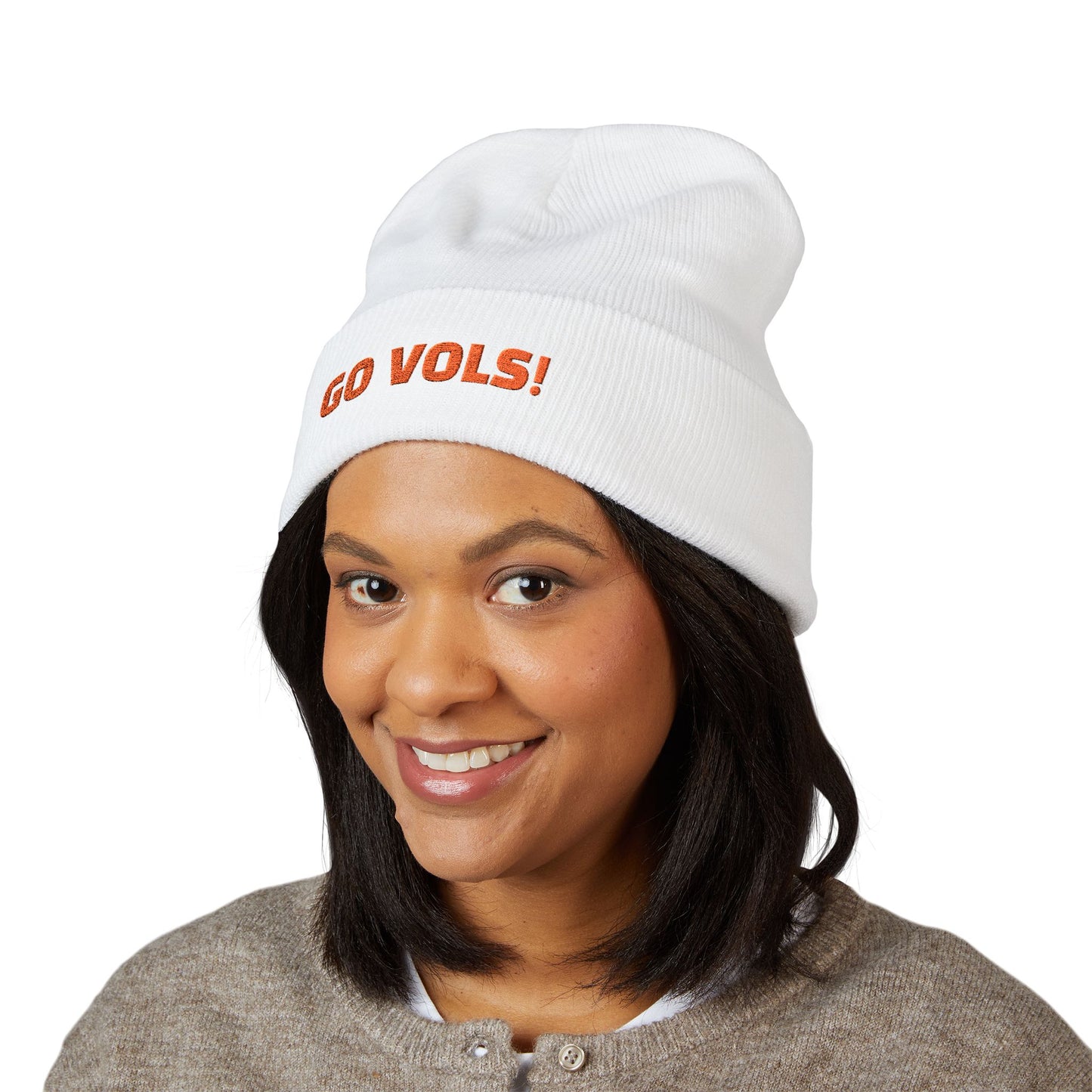 Embroidered GO VOLS Beanie