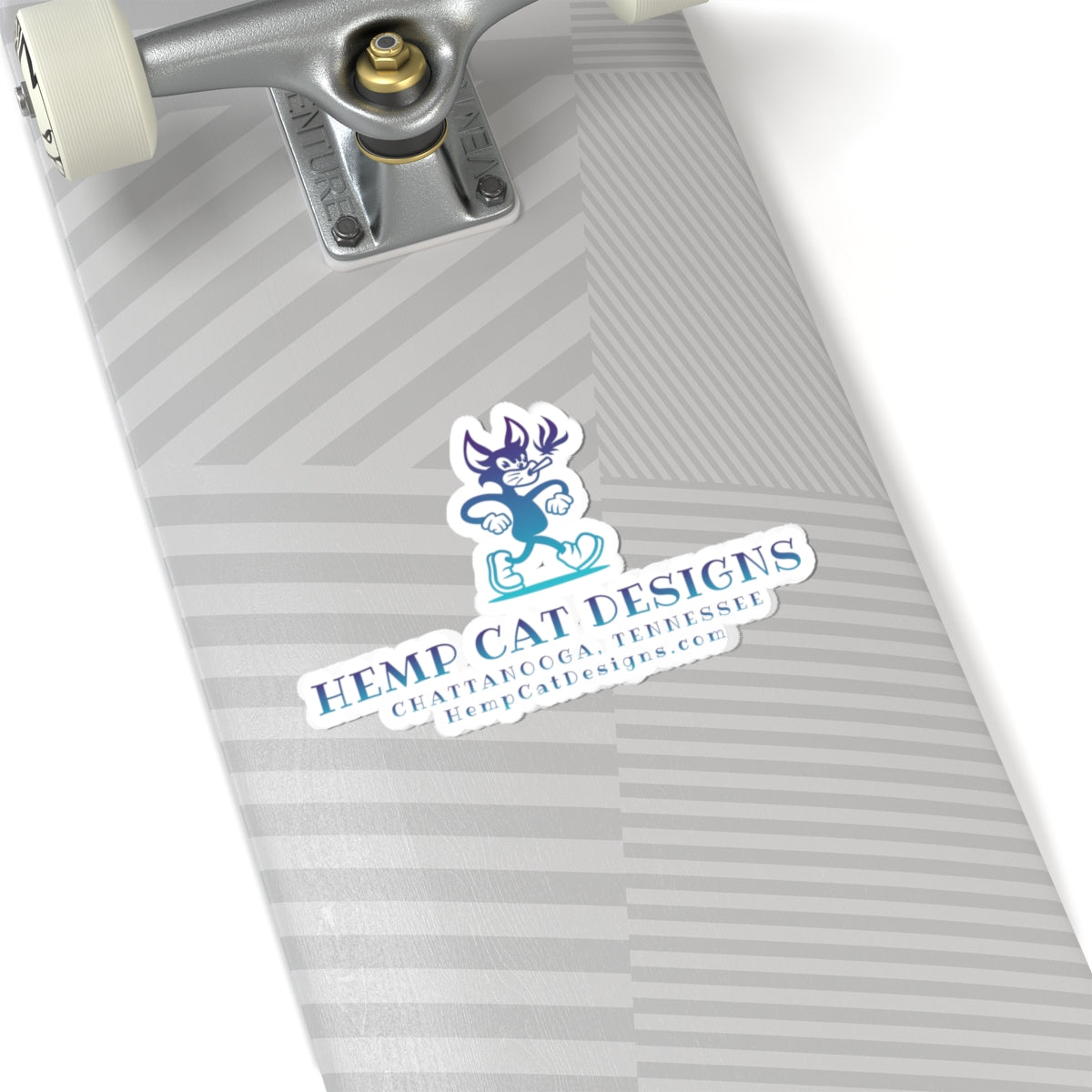 Stickers - Mr Hemp Cat Struttin' His Stuff Kiss-Cut Sticker