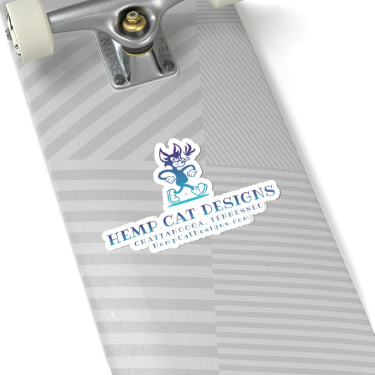 Stickers - Mr Hemp Cat Struttin' His Stuff Kiss-Cut Sticker