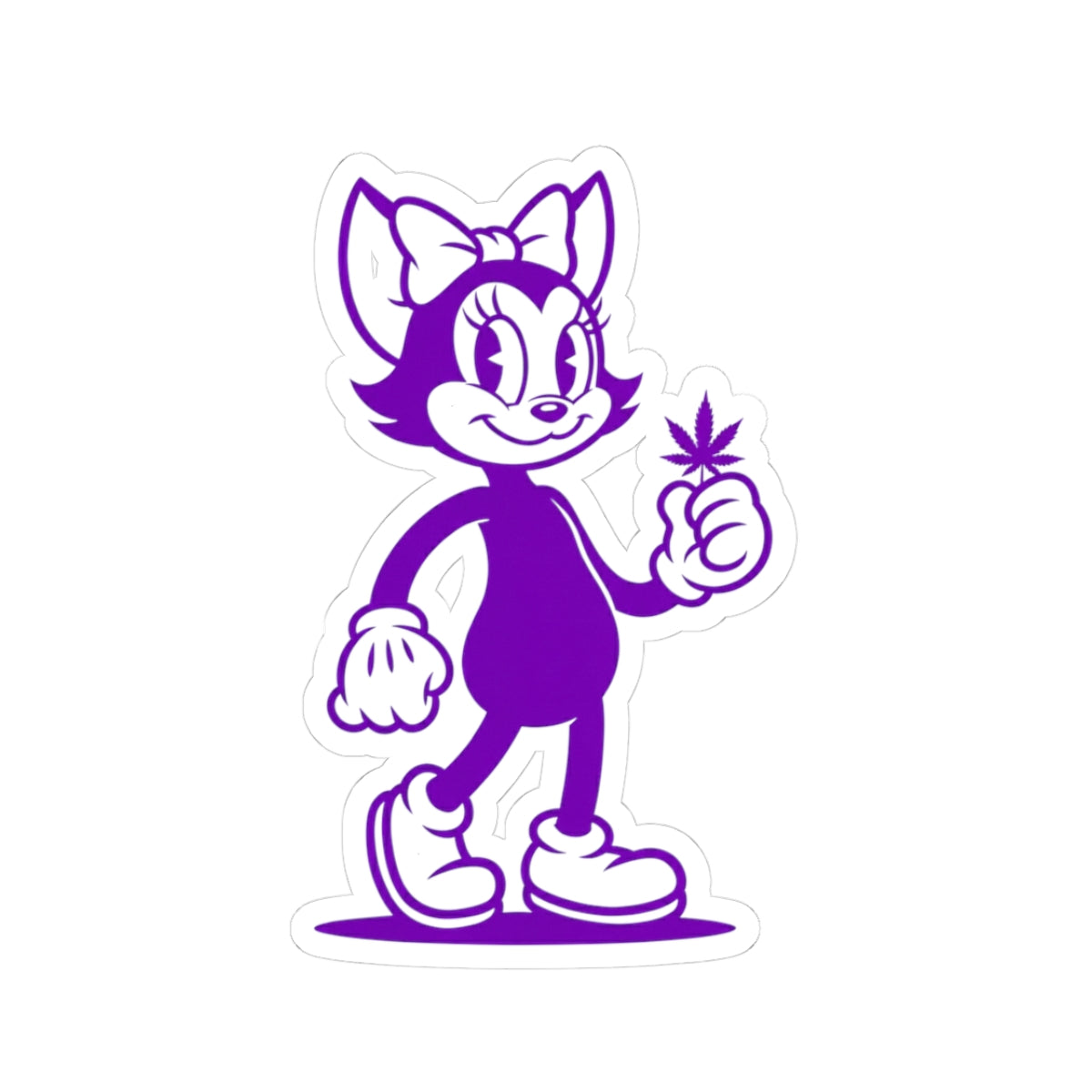 Mrs. Hemp Cat Kiss-Cut Stickers